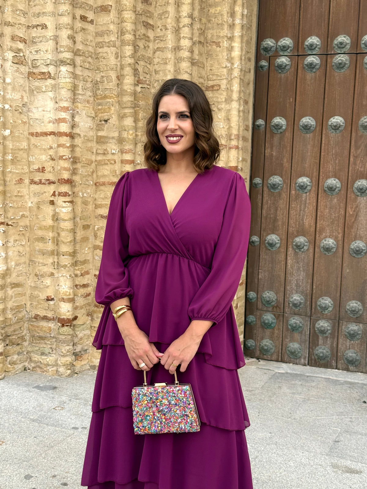 Vestido Salomé Buganvilla