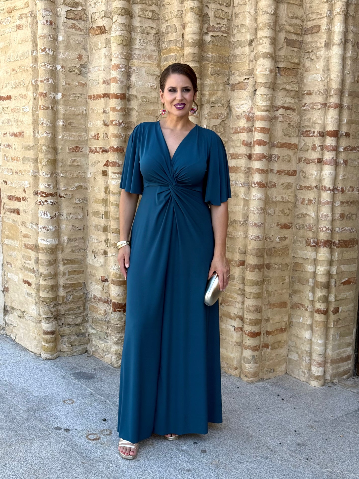 Vestido Zafira Petróleo