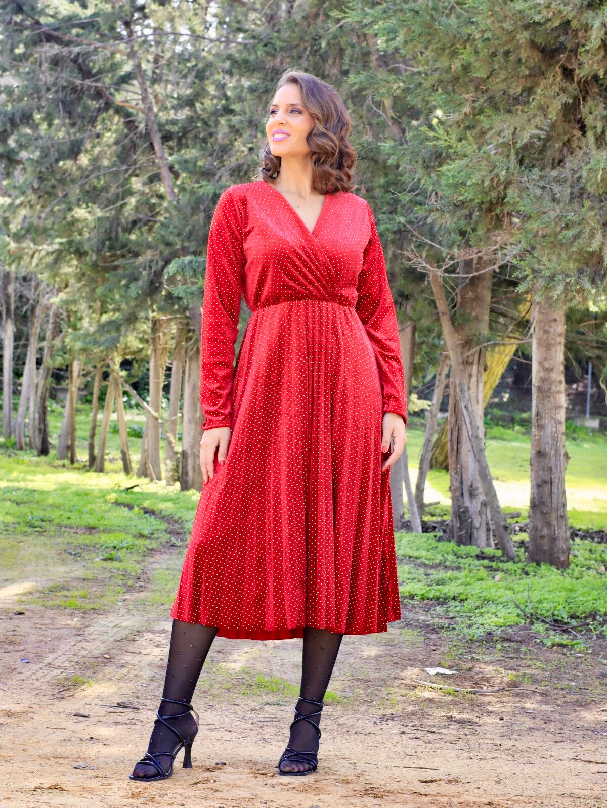 Vestido Zarzuela Rojo