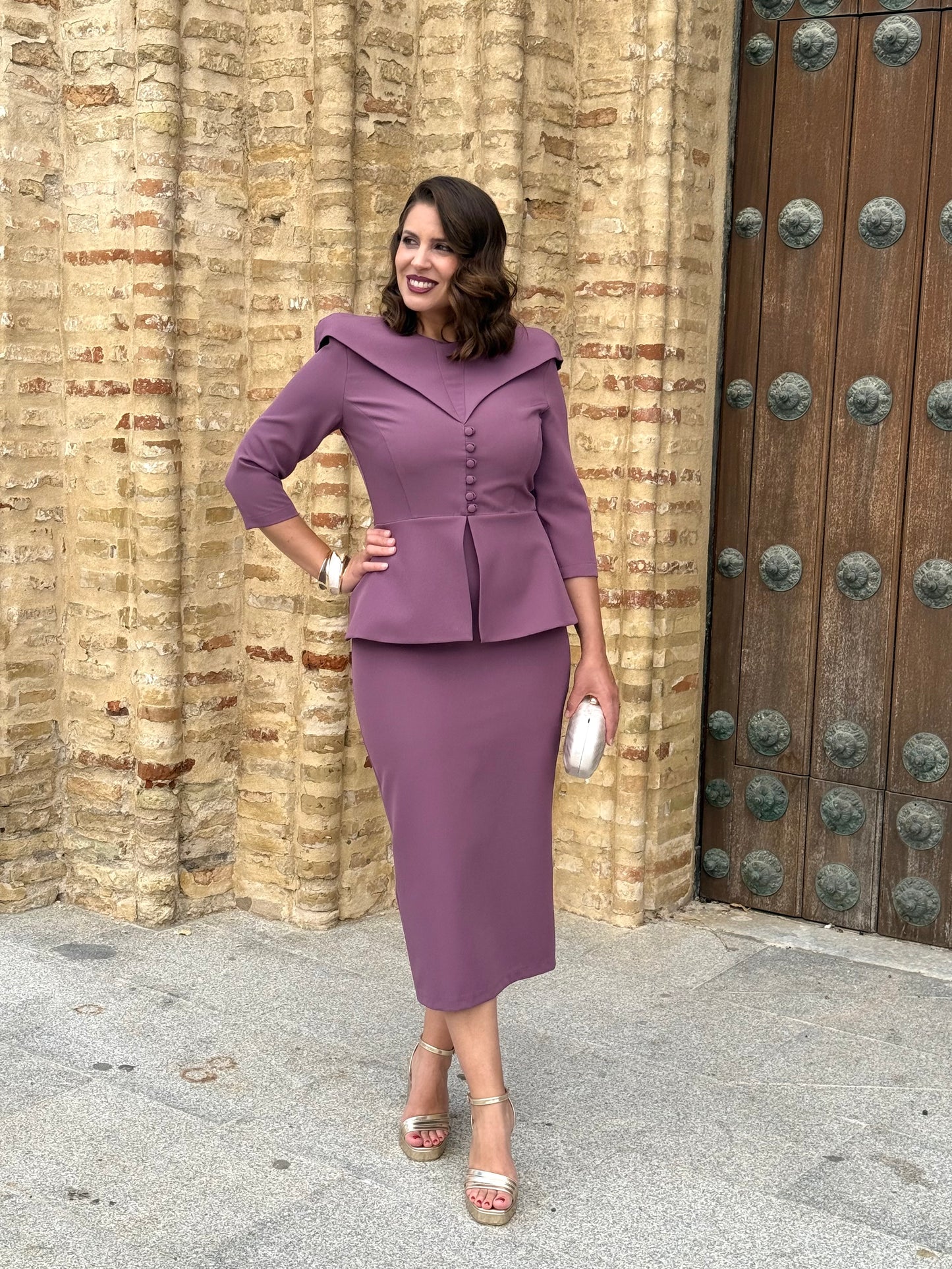 Vestido Aljarafe Malva Empolvado