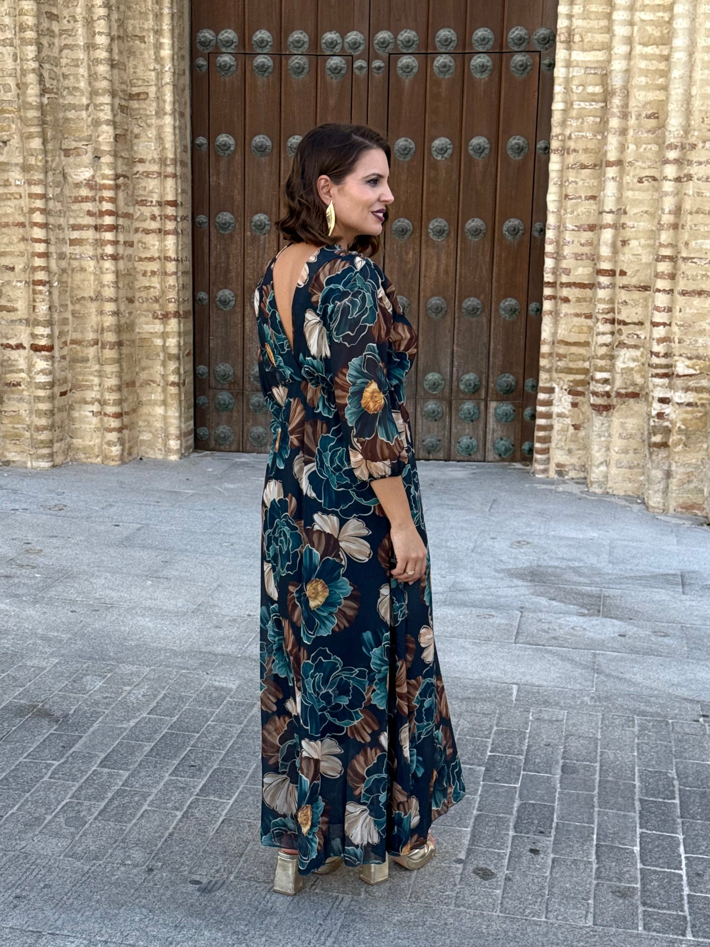 Vestido Rubí Petróleo