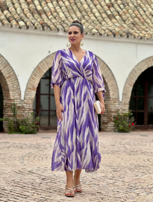 Vestido Idalia Morado