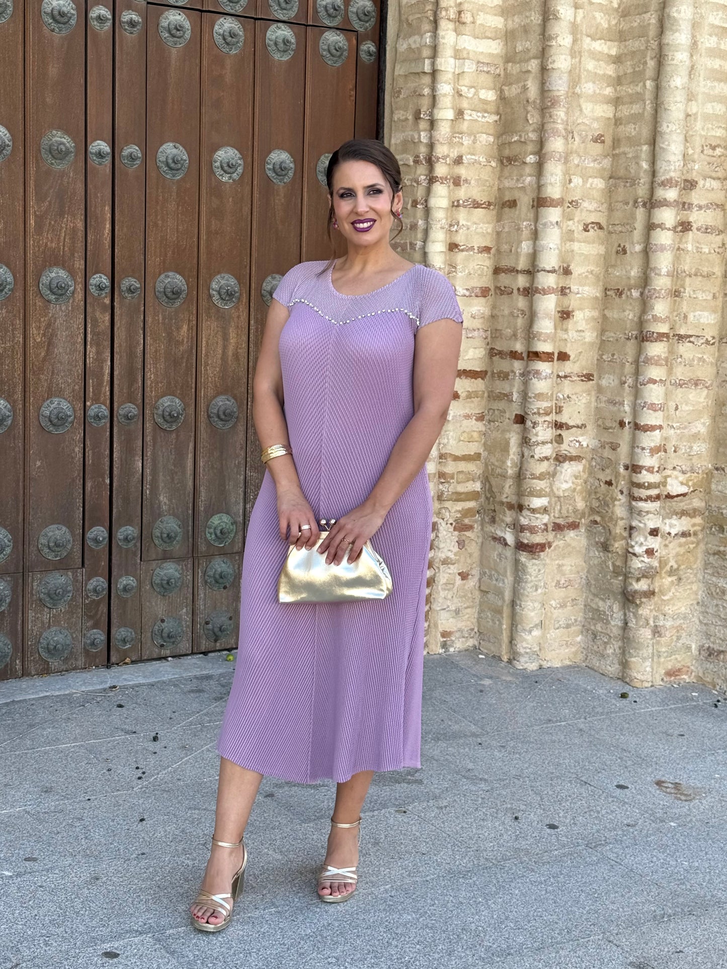 Vestido Alira Malva