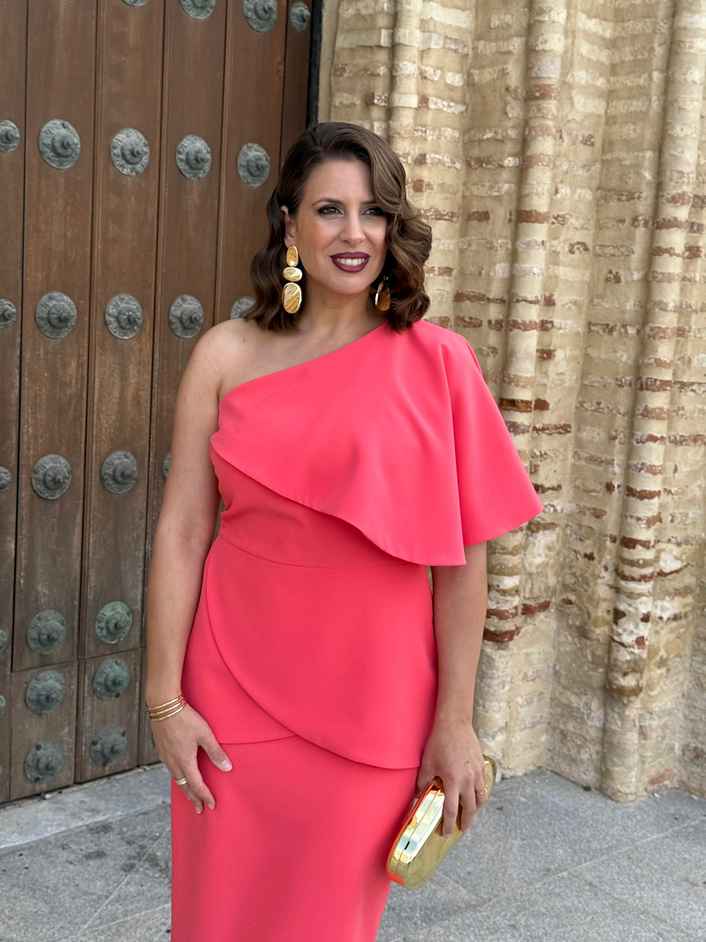 Vestido Renata Coral