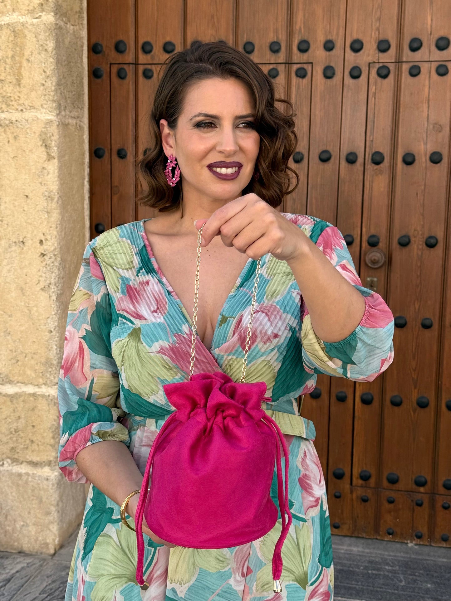 Limosnera Alejandra Fucsia