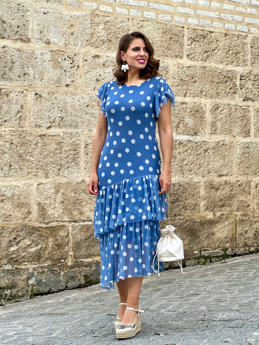 Vestido Triana Azulón
