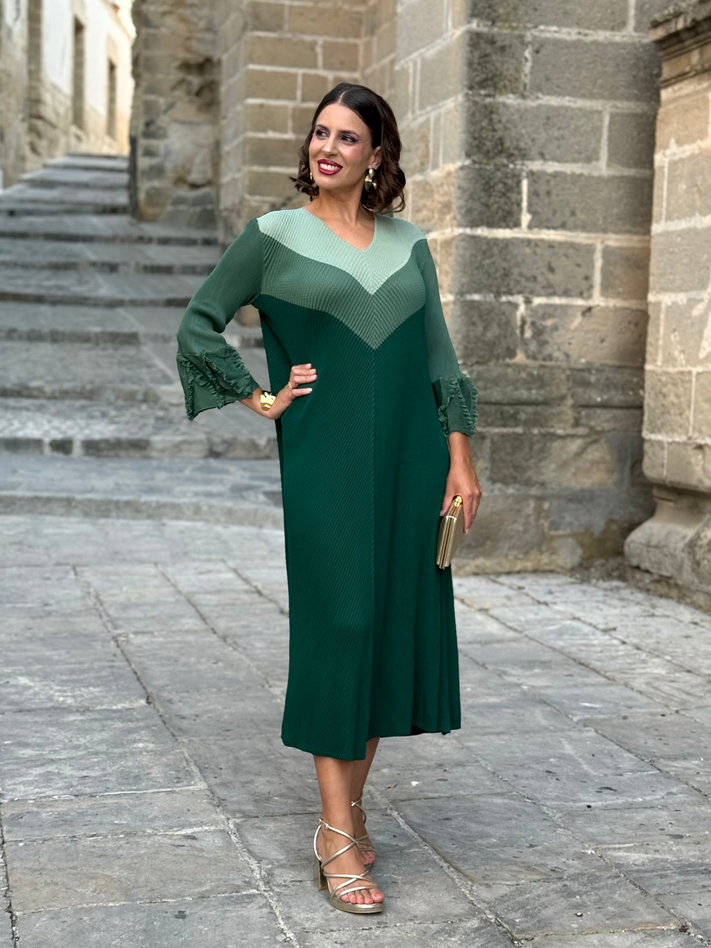 Vestido Esmeralda Verde
