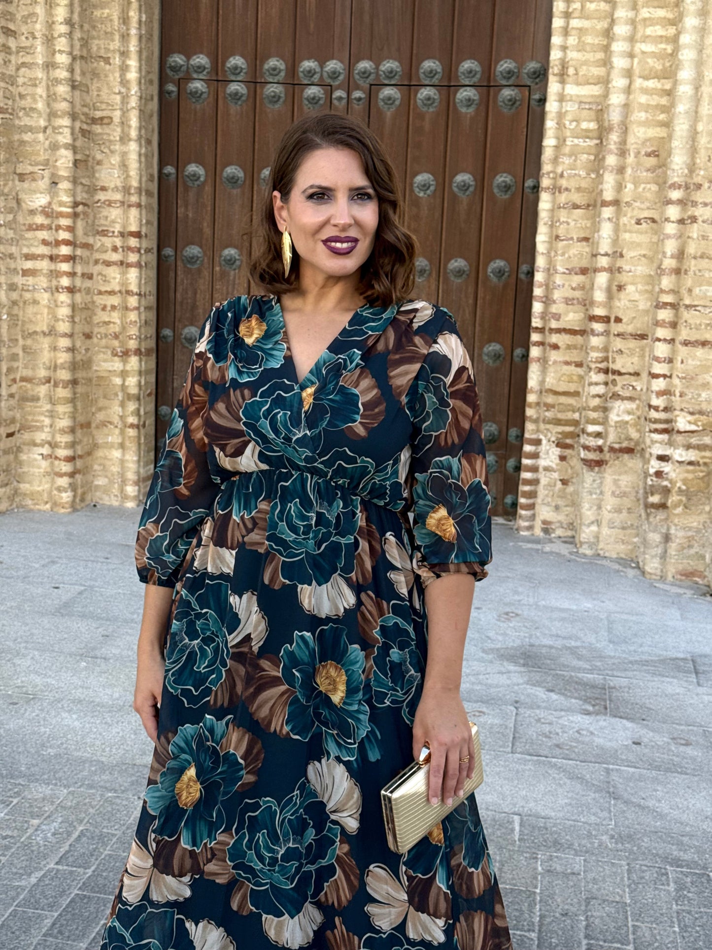 Vestido Rubí Petróleo