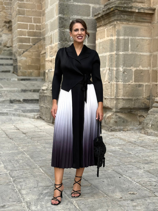 Vestido Degradado Negro