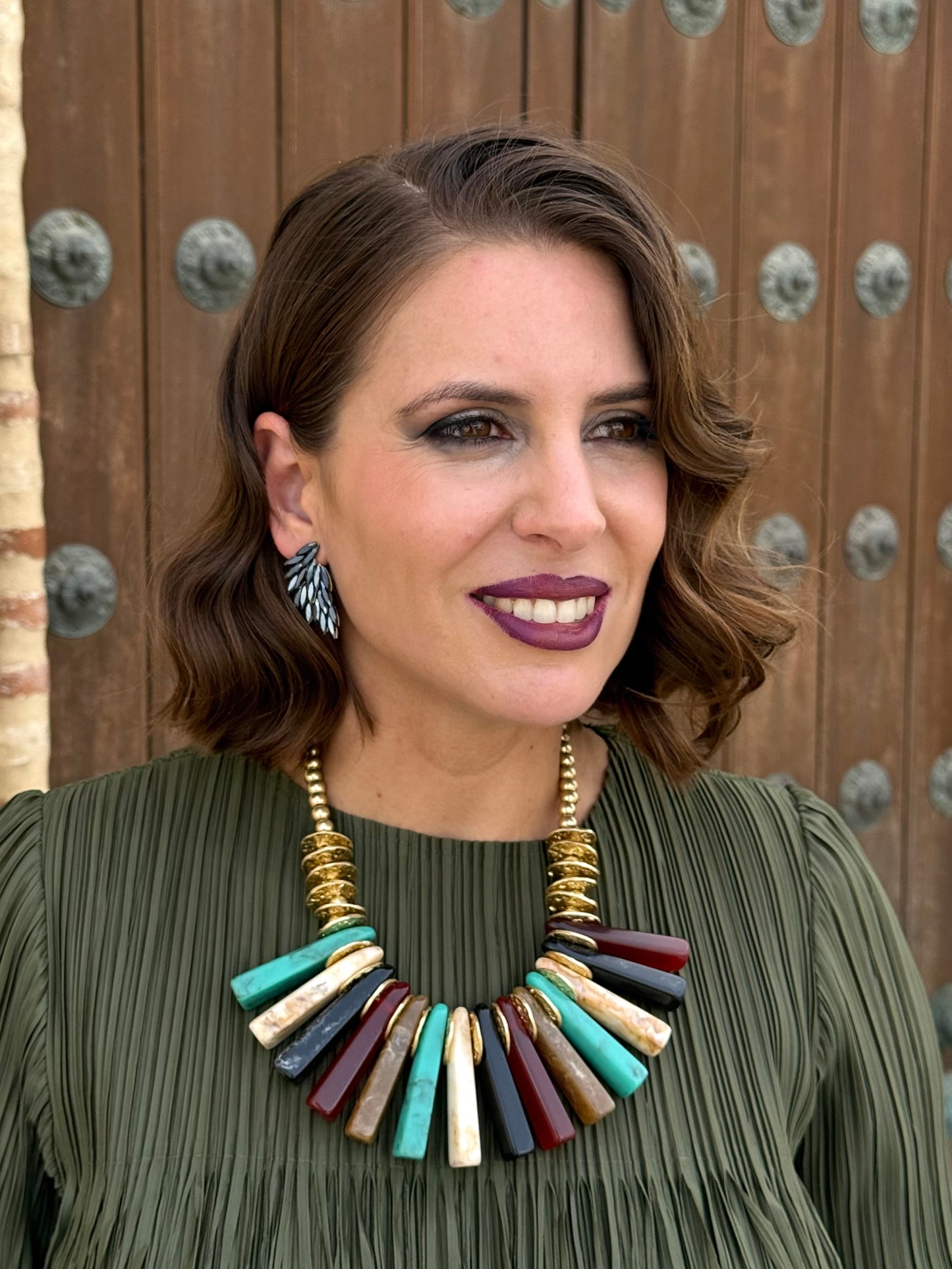 Collar Abanico Multicolor