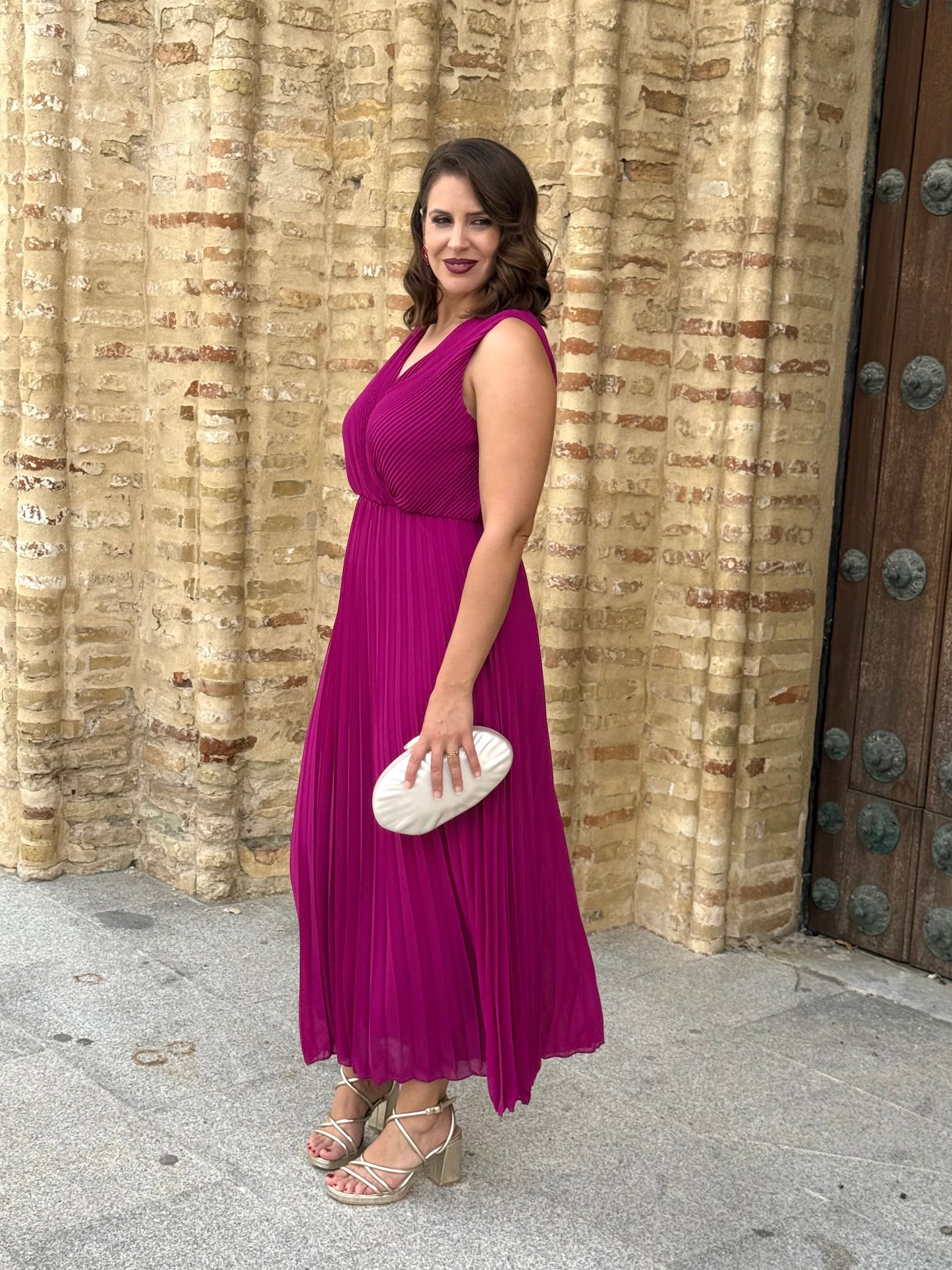 Vestido Sicilia Buganvilla