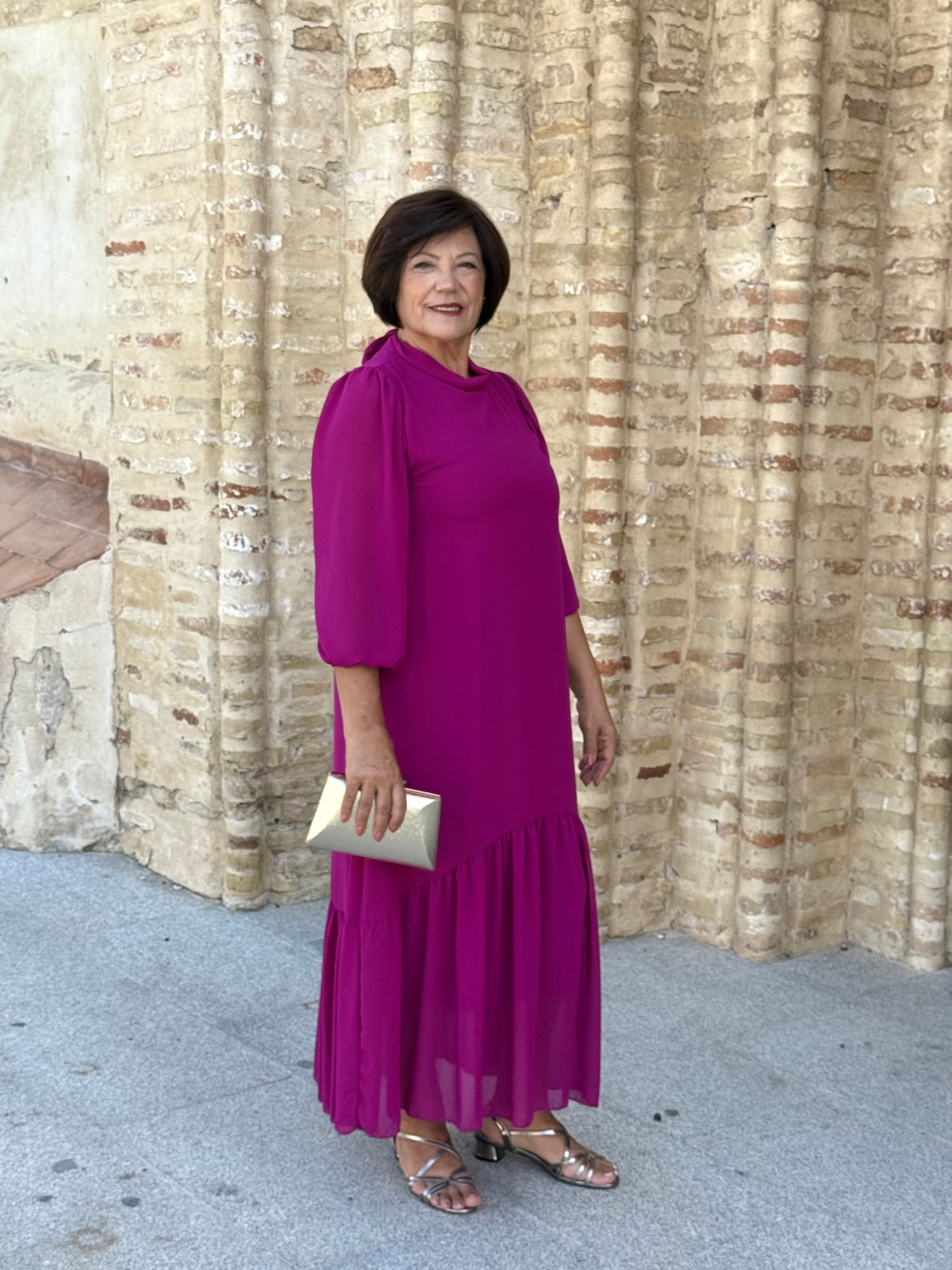 Vestido Amalia Buganvilla