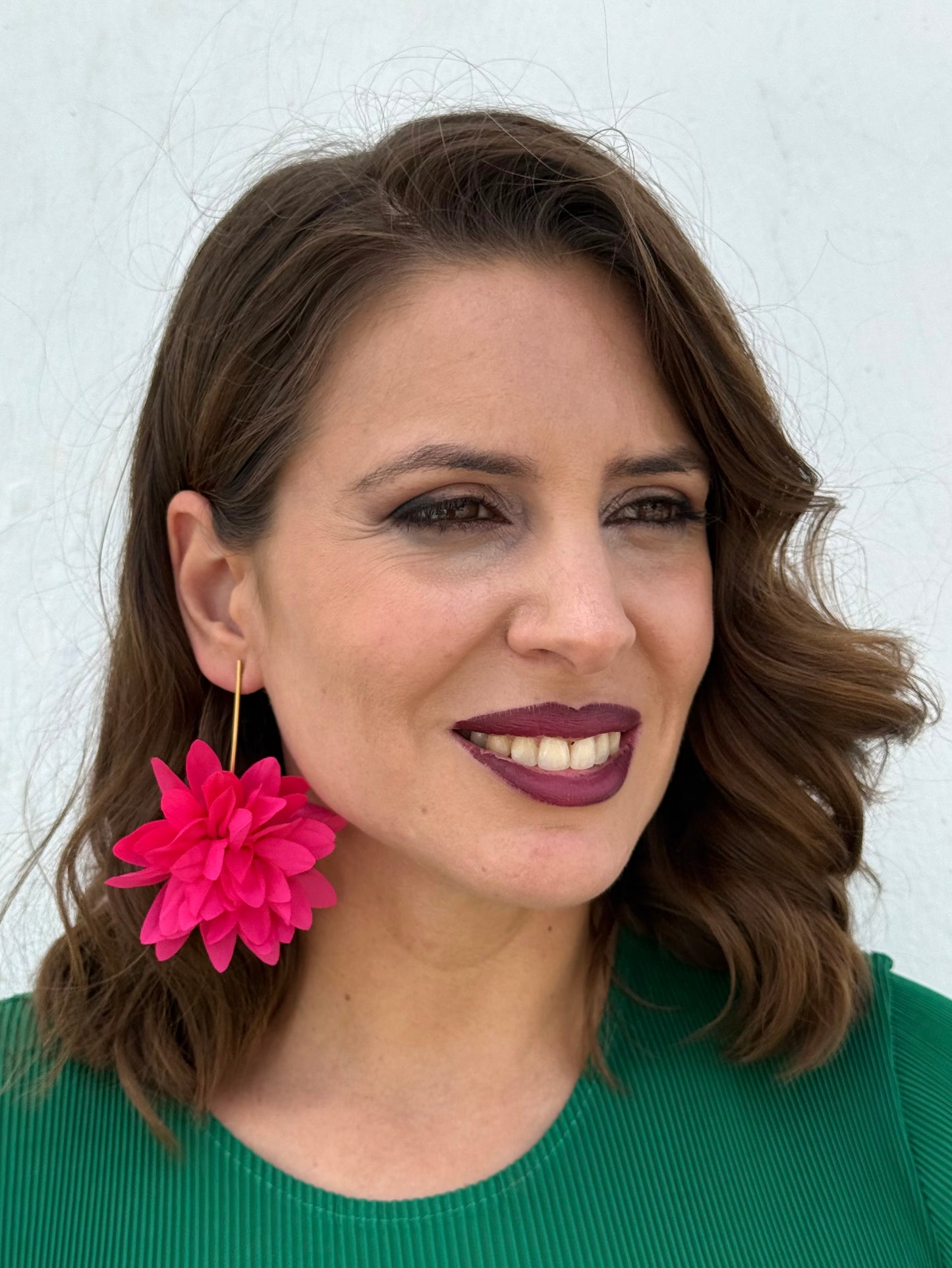 Pendientes Pomelo Fucsia
