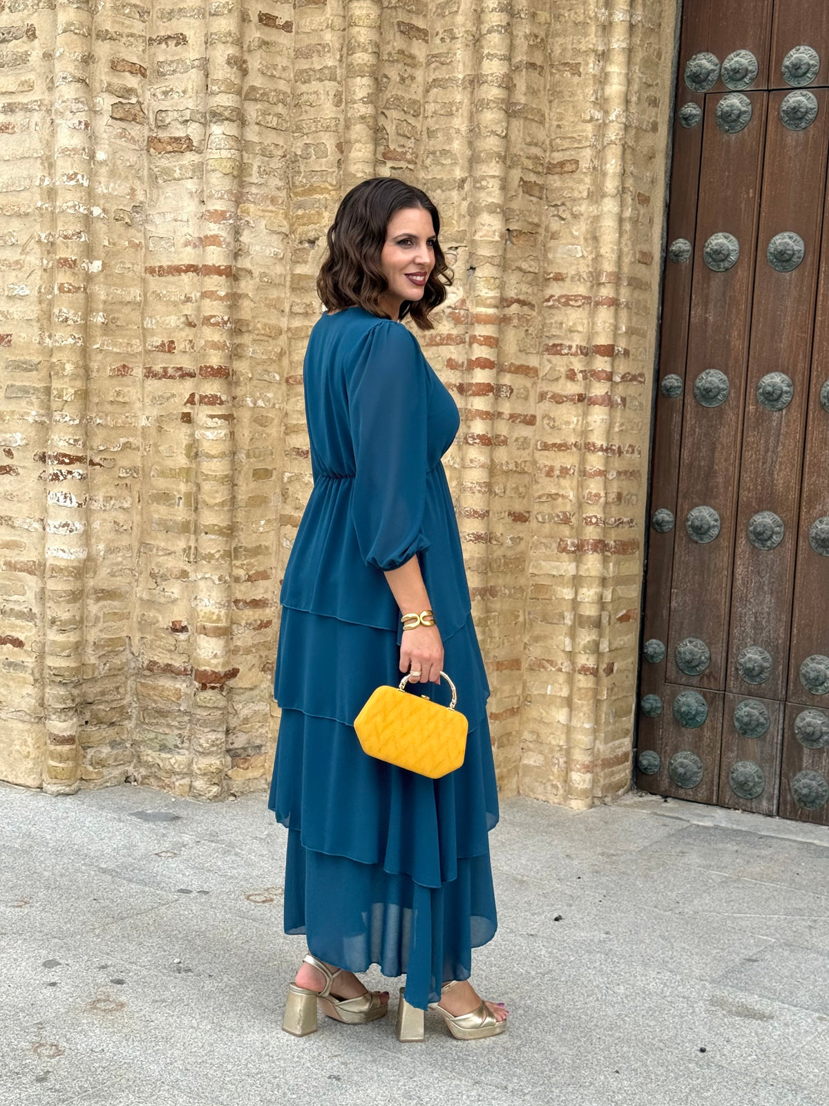 Vestido Salomé Petróleo