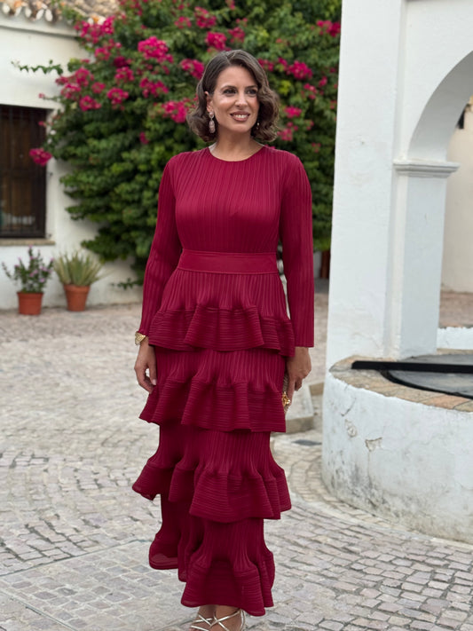 Vestido Lucrecia Vino