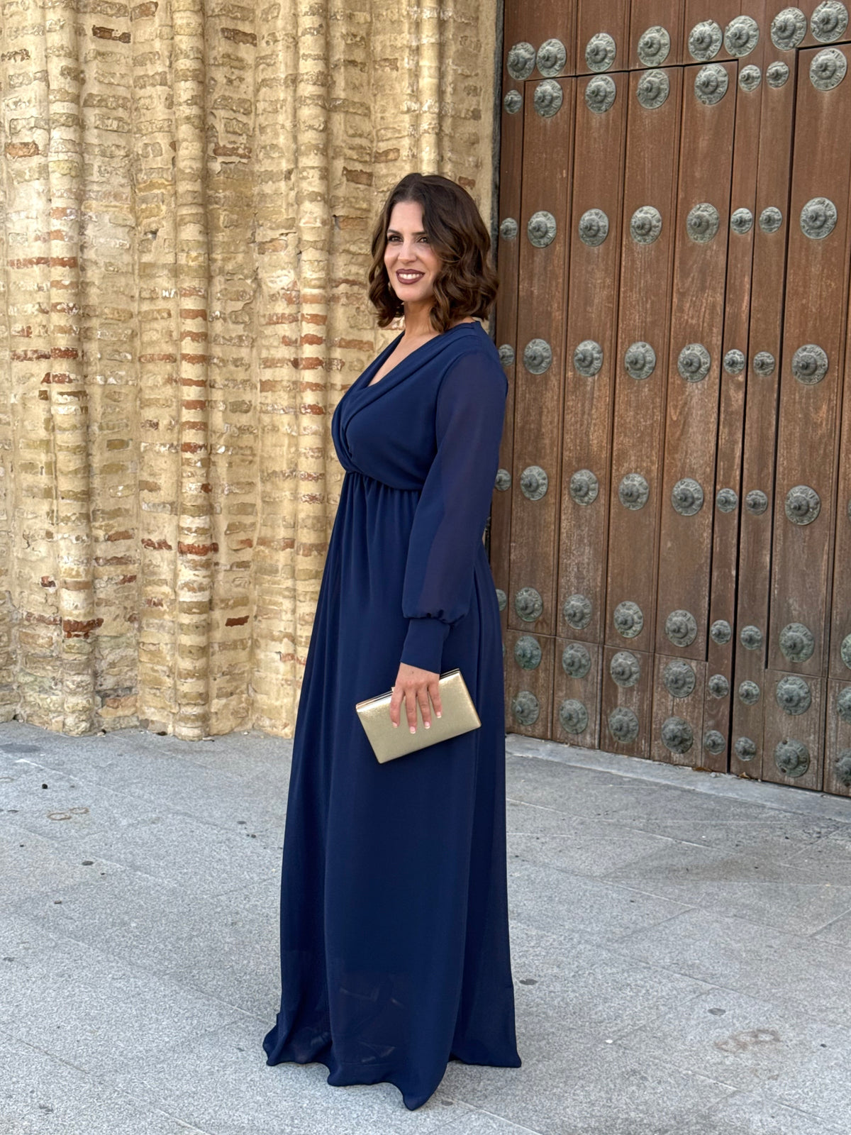 Vestido Ágata Azul Marino