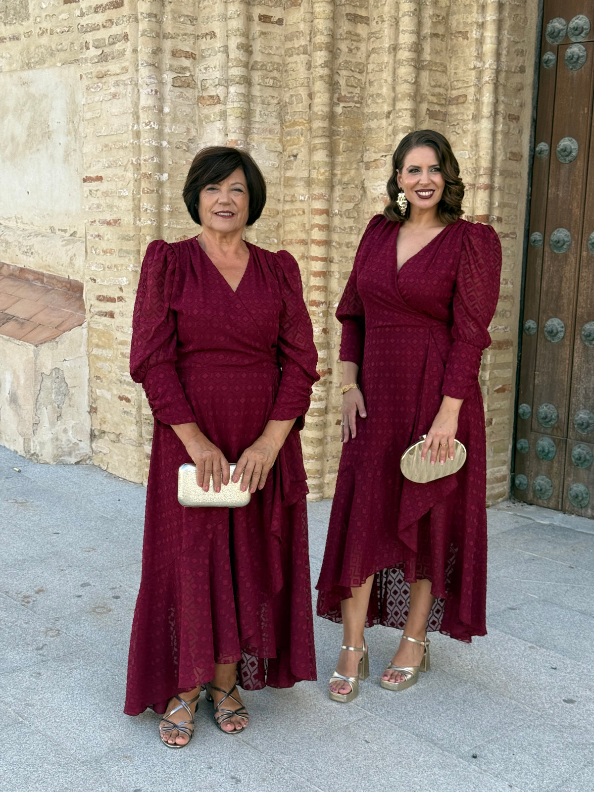 Vestido Paola Burdeos