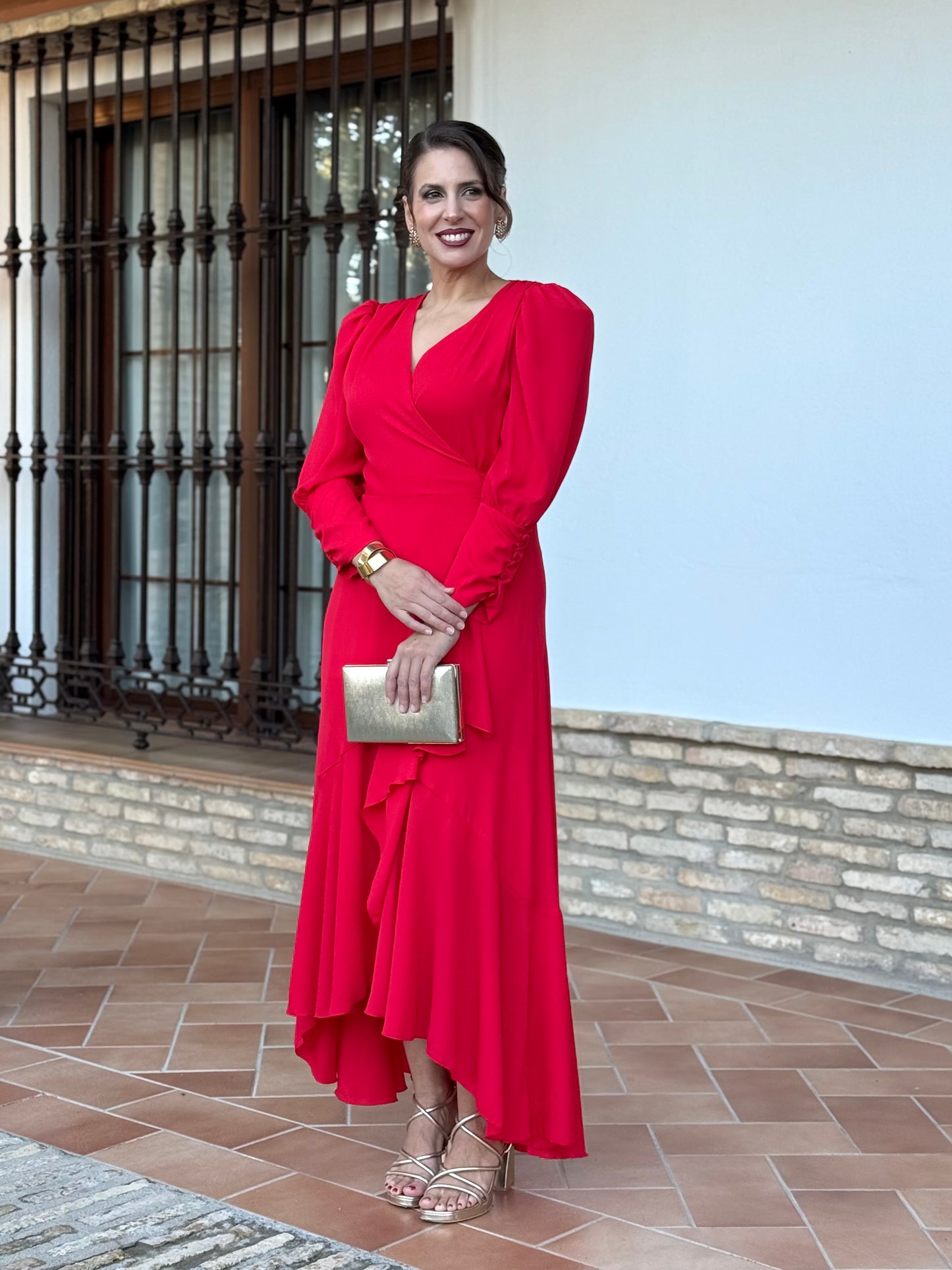 Vestido Isabela Rojo