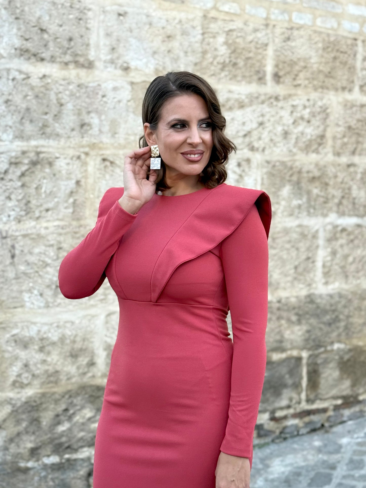 Vestido María Teja