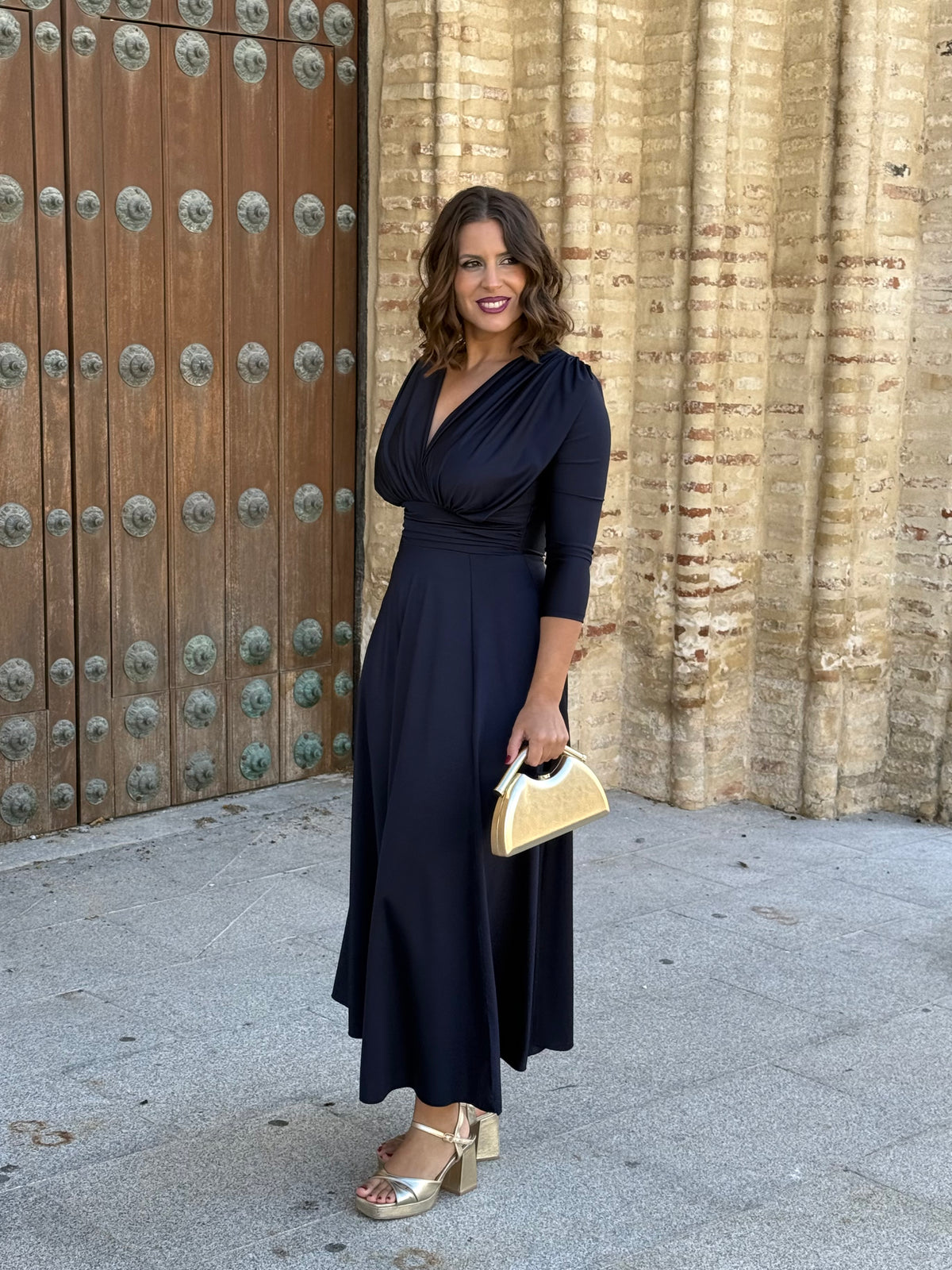 Vestido Ágata Azul Marino