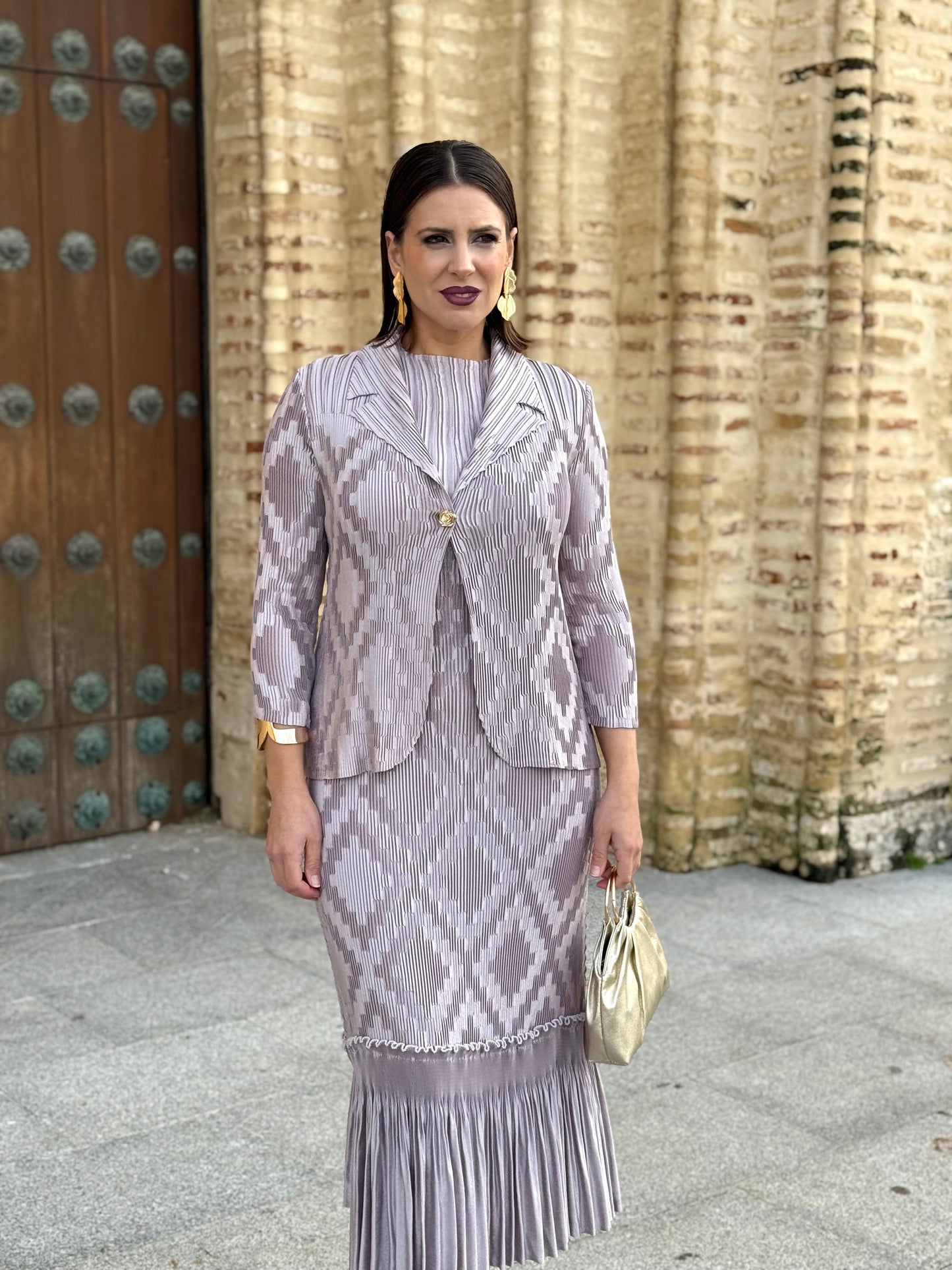 Conjunto Verena Malva Empolvado