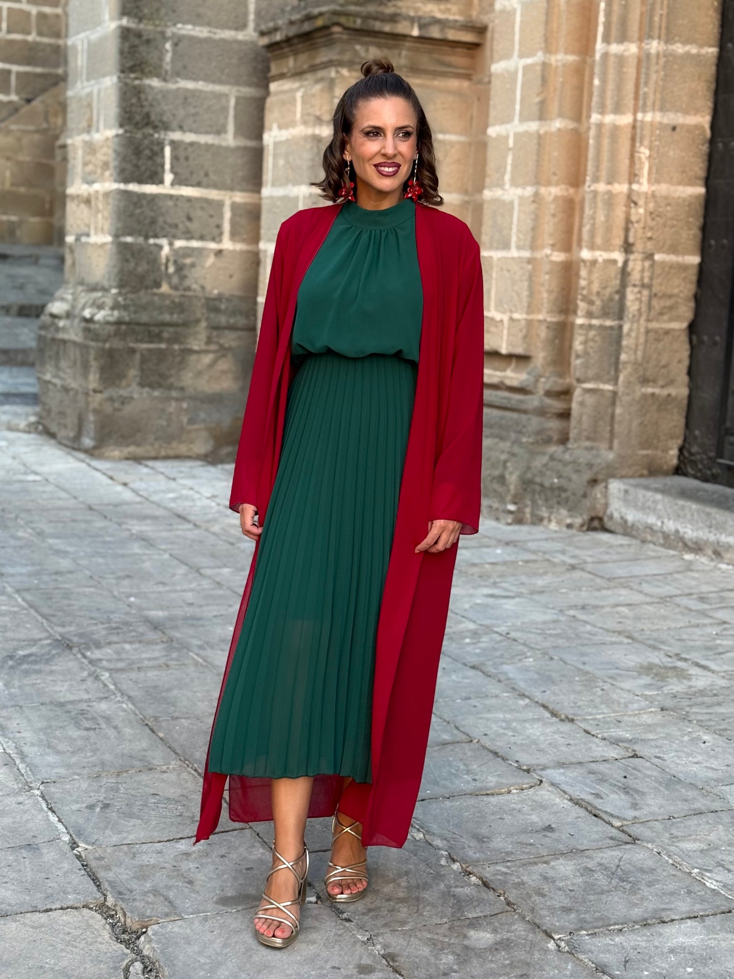 Kimono Gasa Burdeos