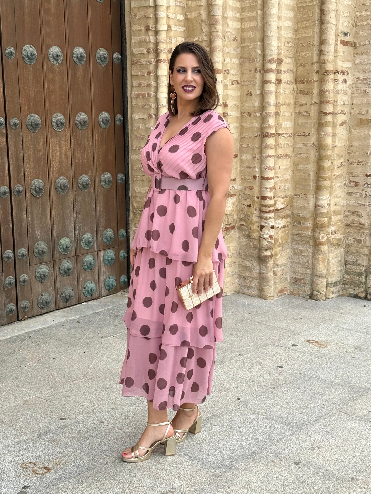 Vestido Candela Rosa