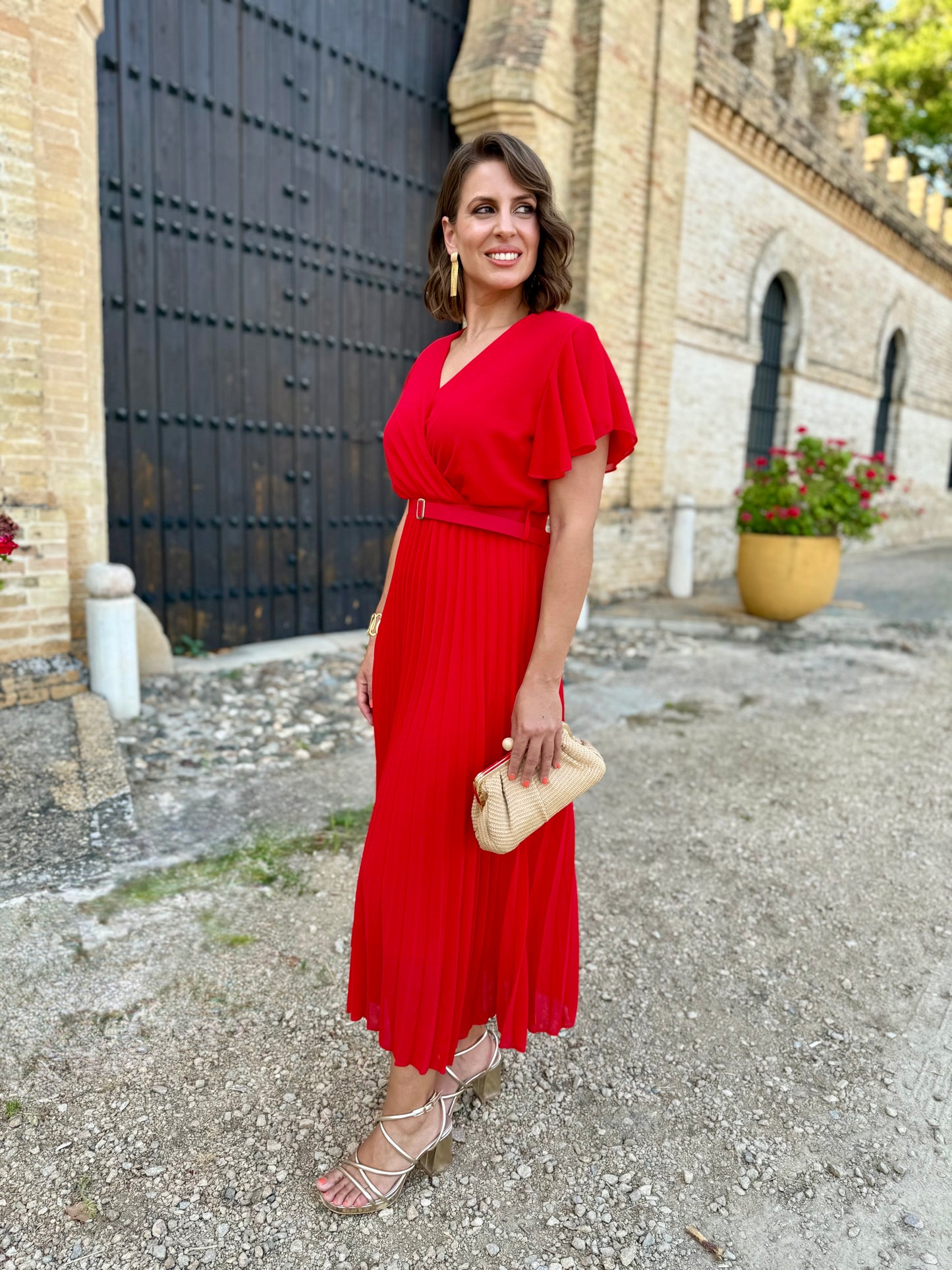 Vestido Valeria Rojo