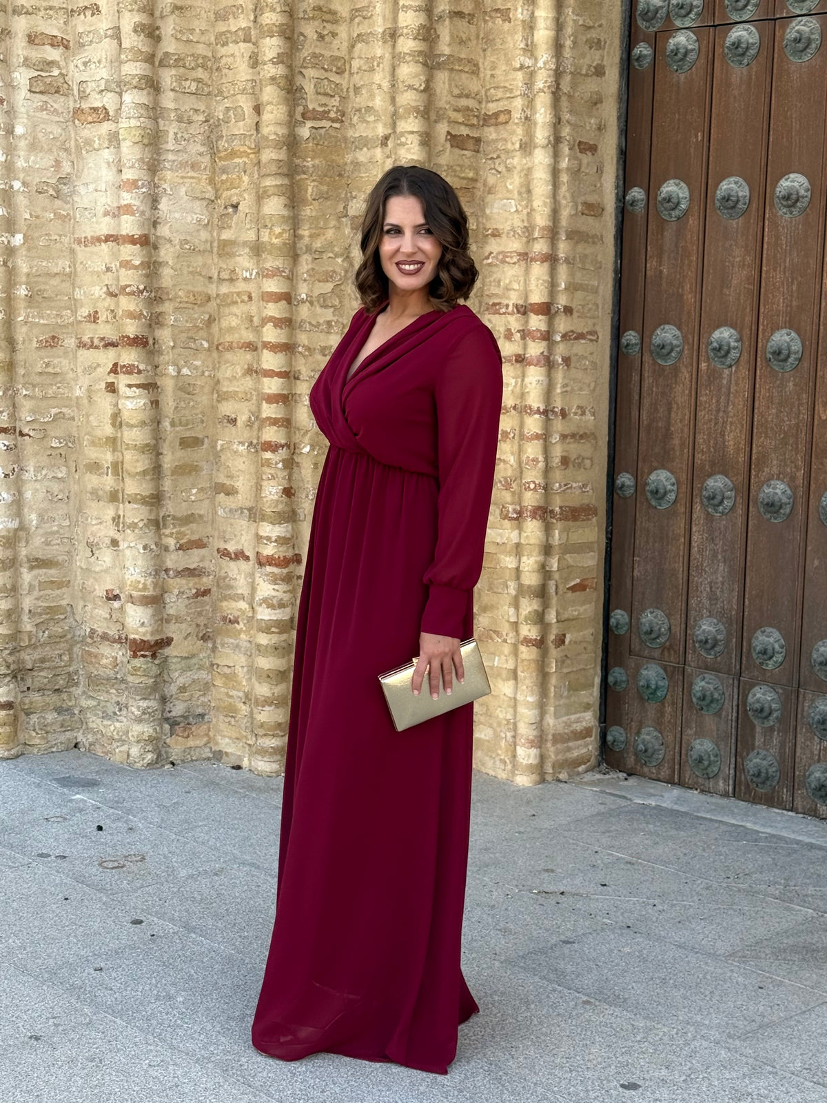 Vestido Ágata Burdeos