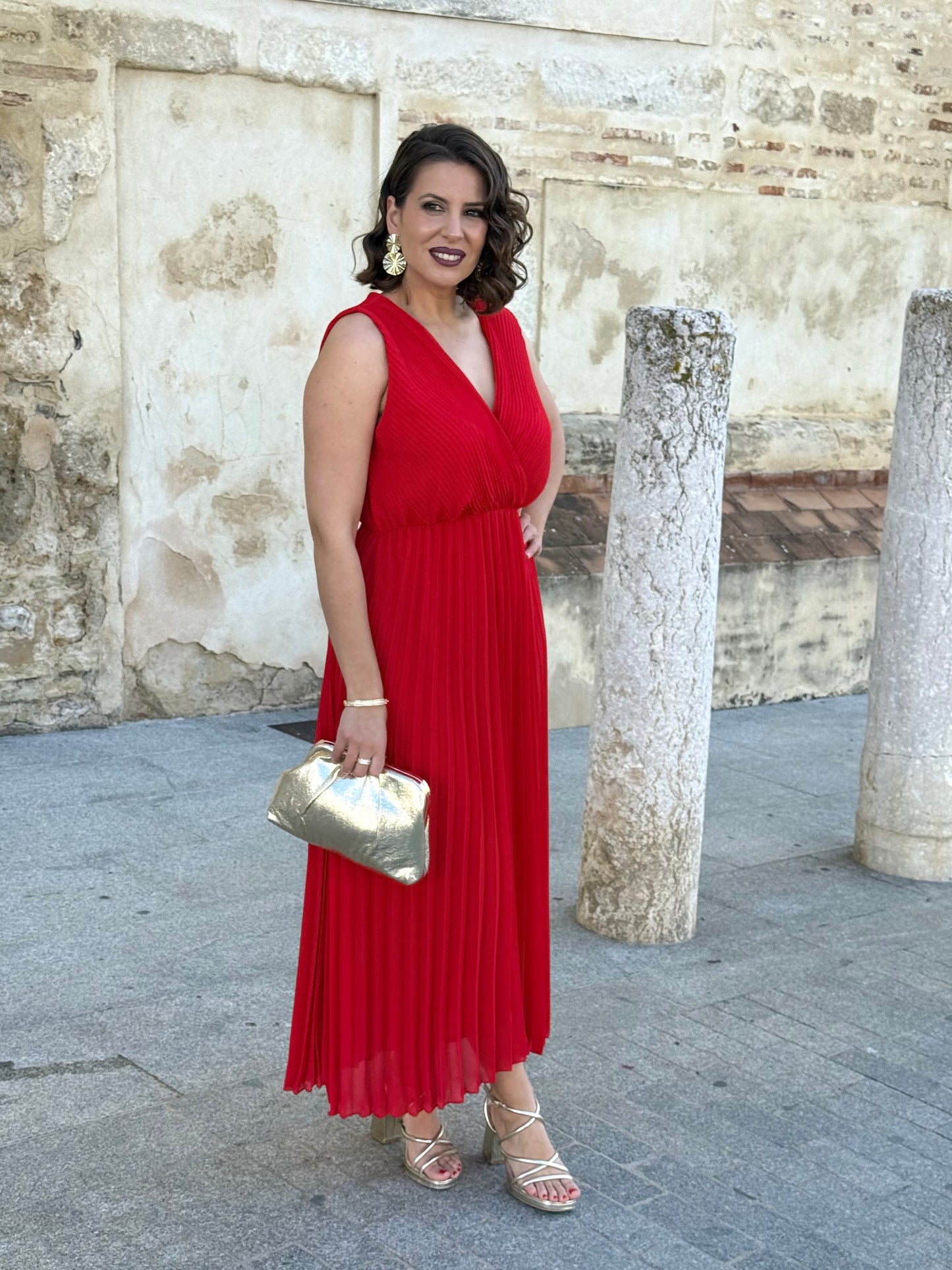 Vestido Sicilia Rojo
