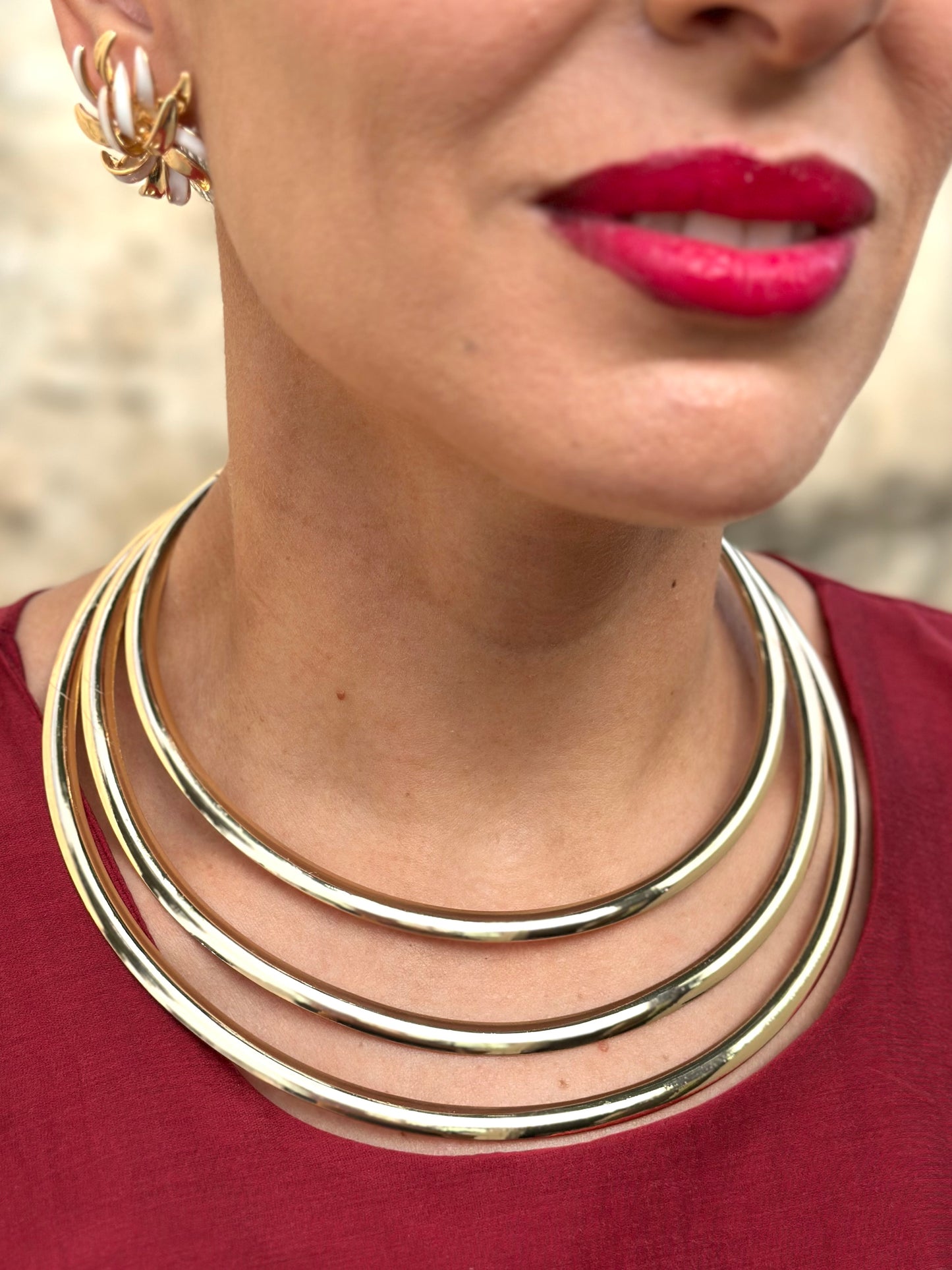 Choker Luna Dorado