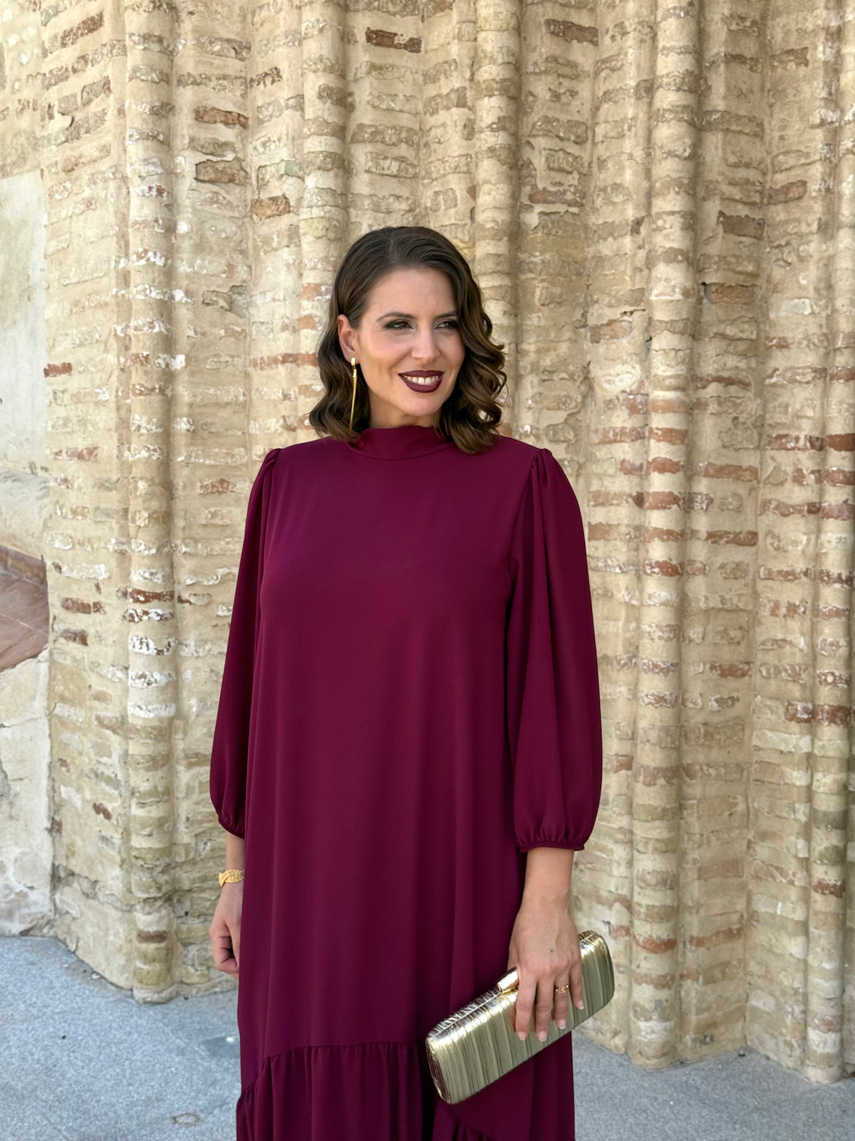 Vestido Amalia Vino