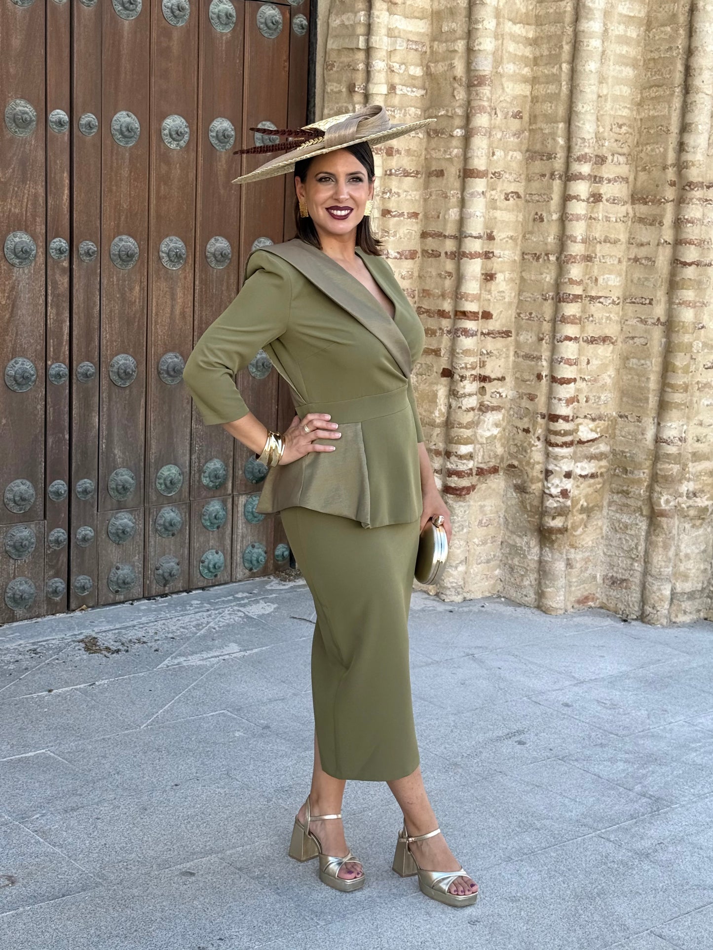 Vestido Davinia Verde Oliva