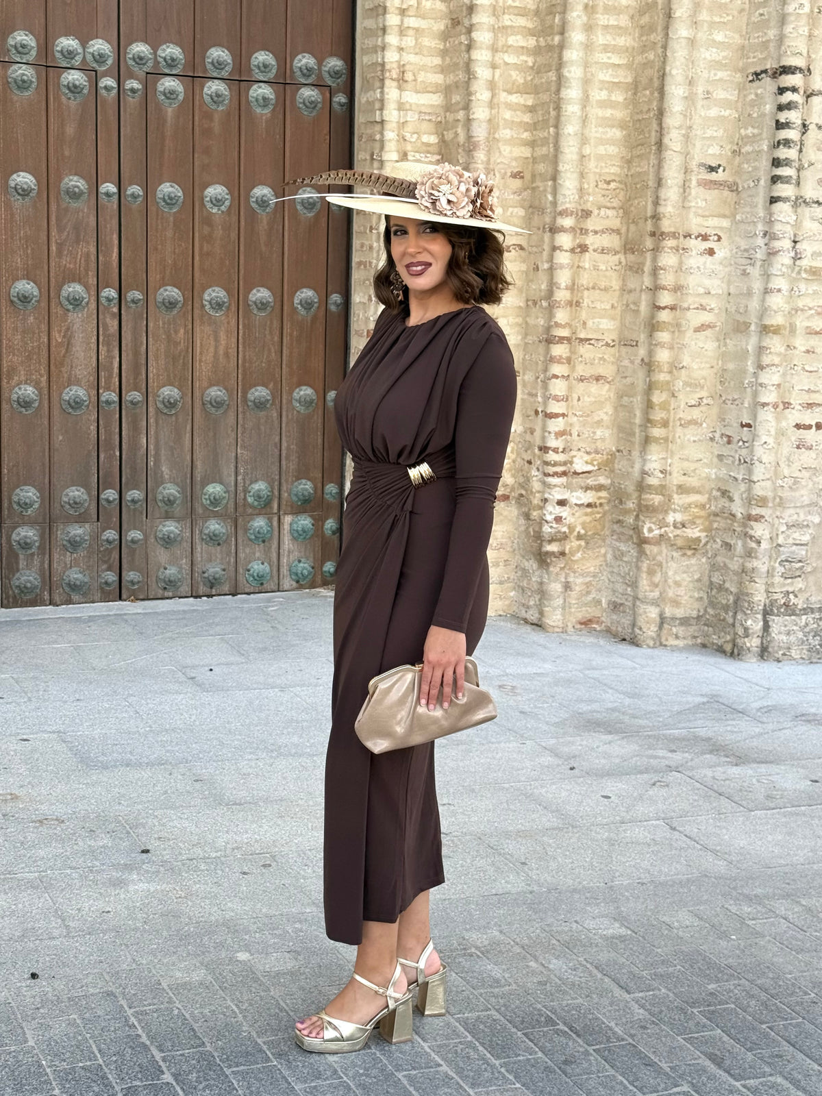 Vestido Murano Marrón