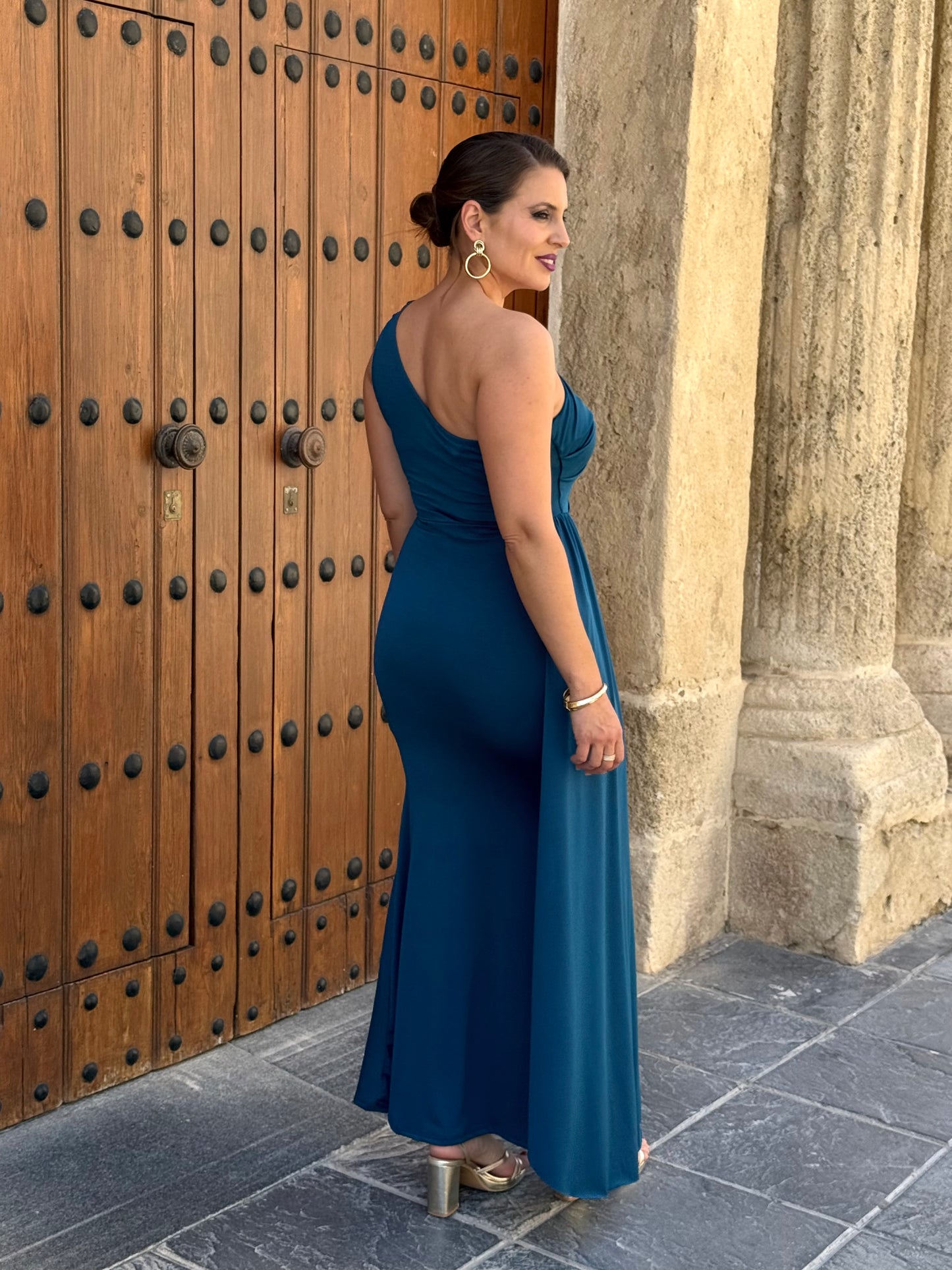 Vestido Salma Petróleo