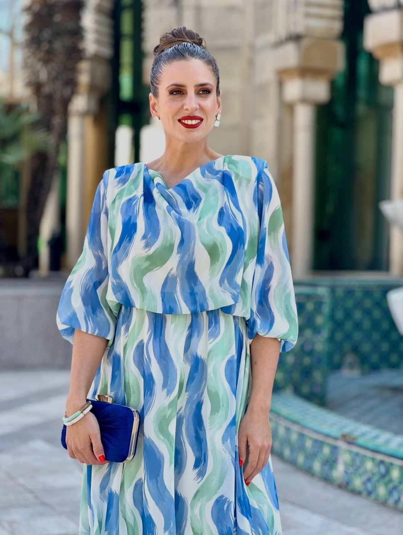 Vestido Mónica estampado