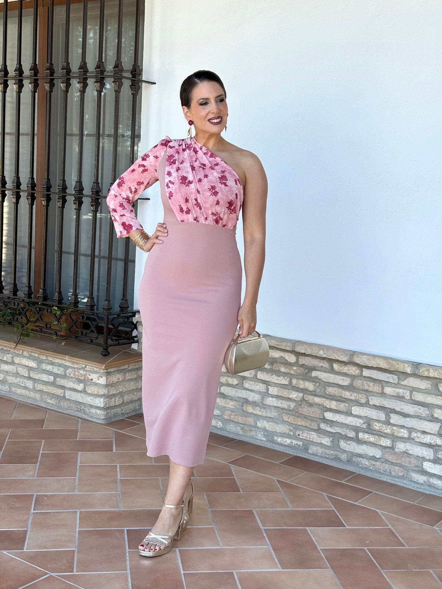 Vestido Zahara Rosa