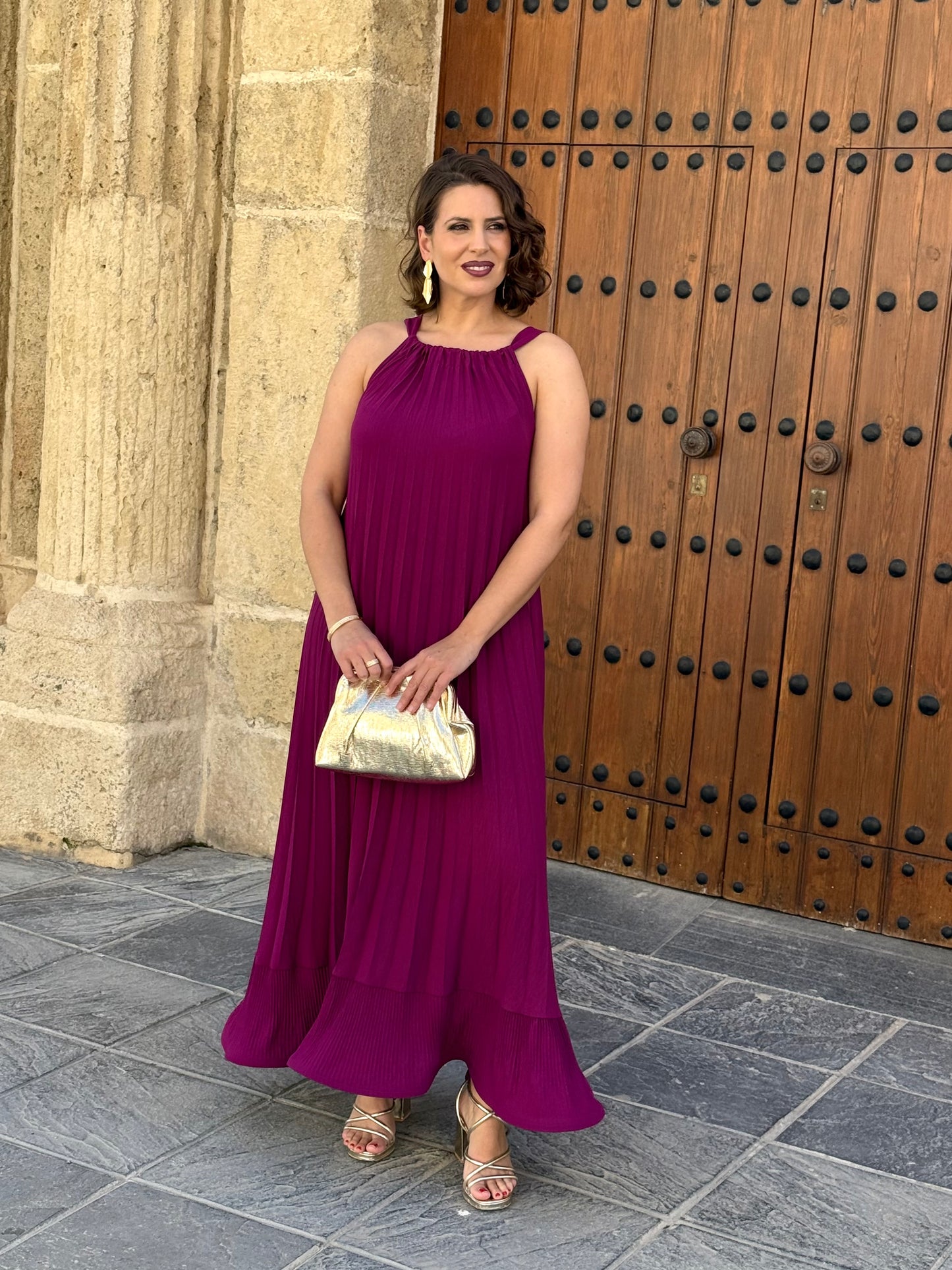 Vestido Cleo Buganvilla