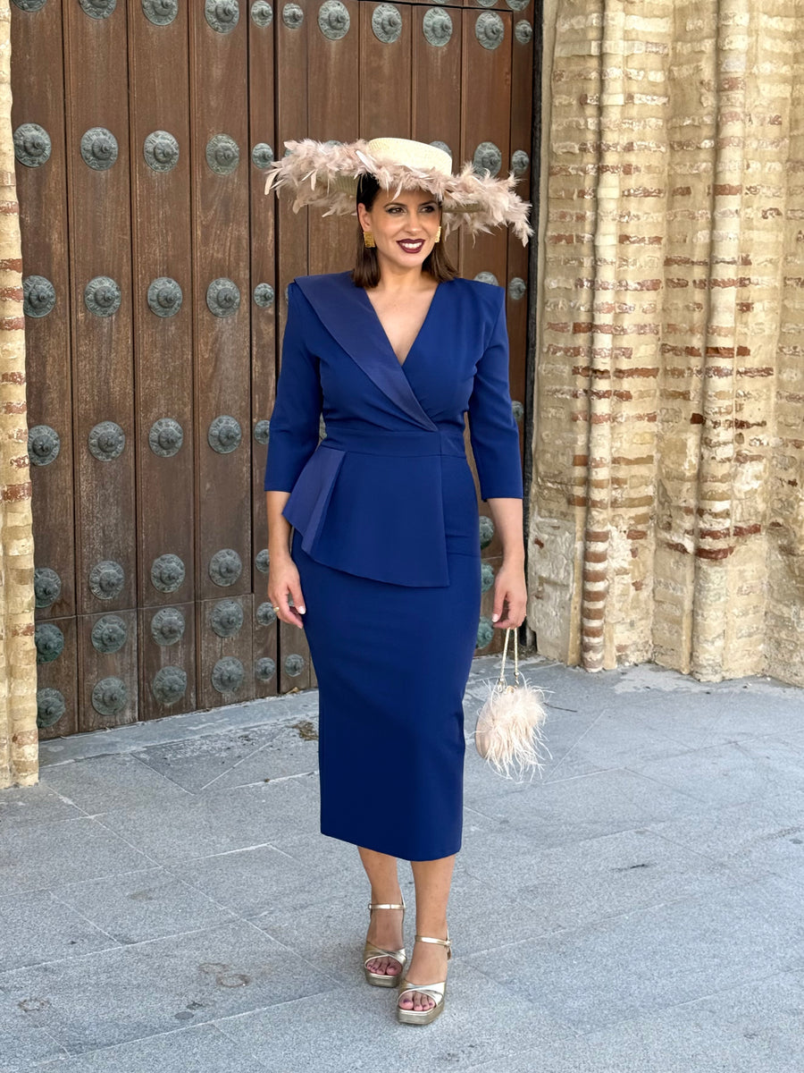 Vestido Davinia Azul Marino