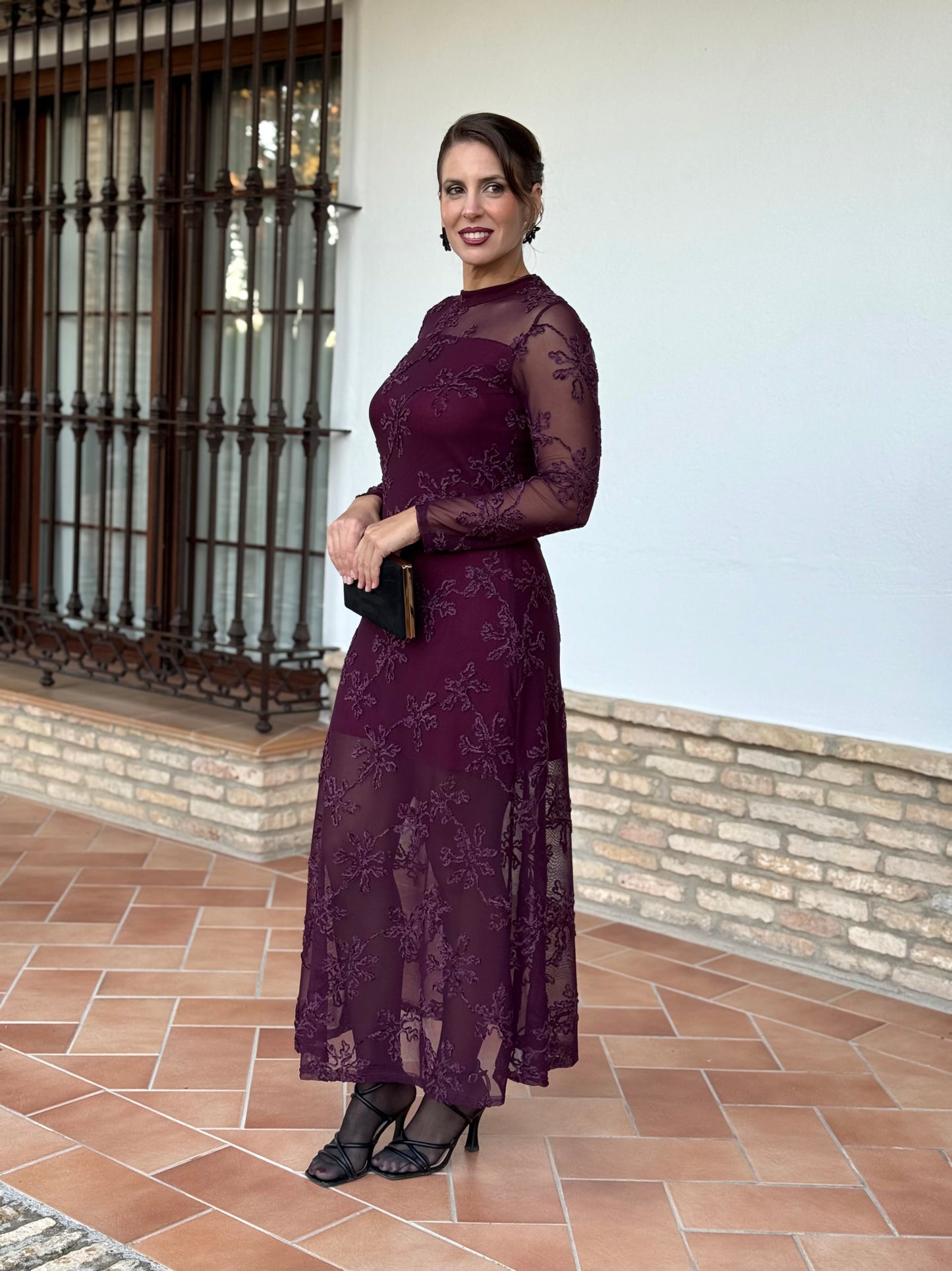 Vestido Mareva Burdeos