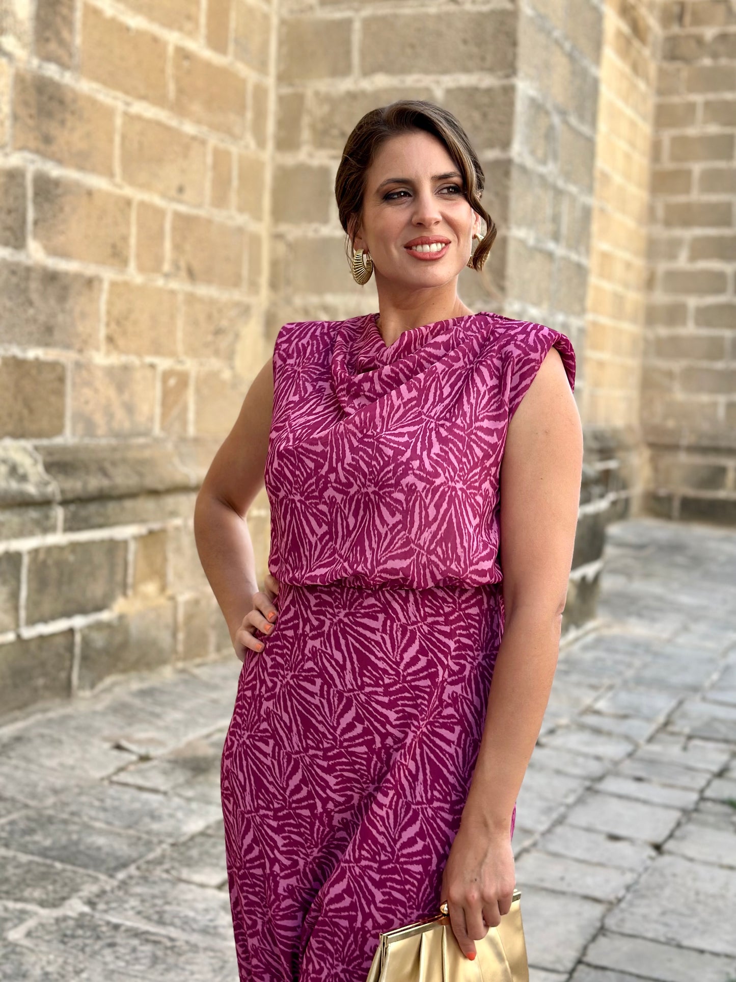 Vestido Bombay Buganvilla