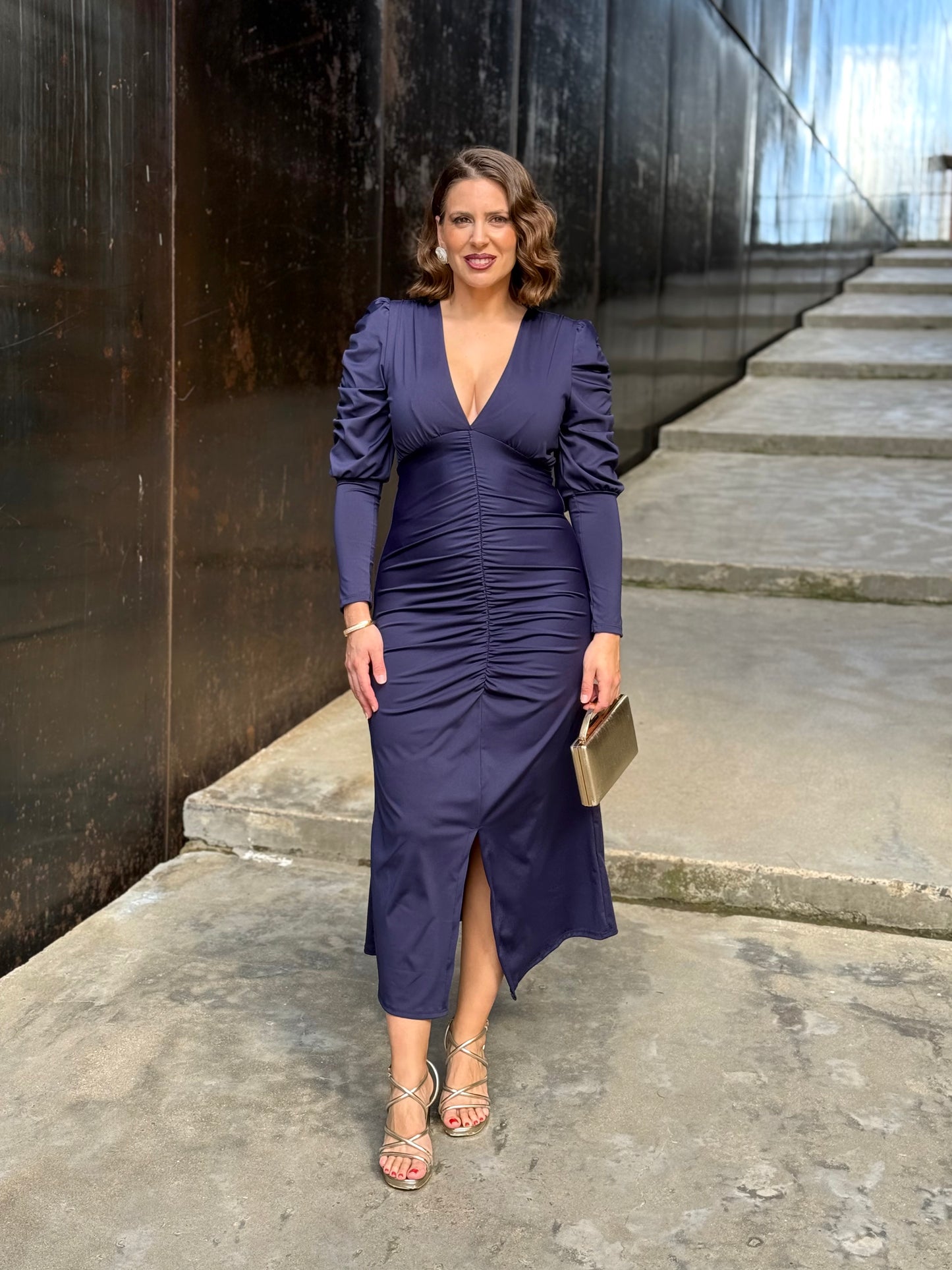 Vestido Lúmina Azul Marino