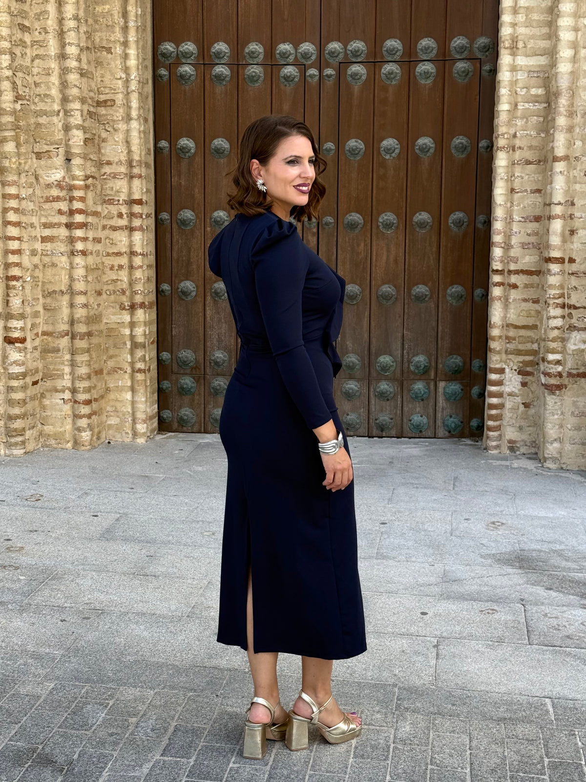 Vestido Cinderella Azul Marino