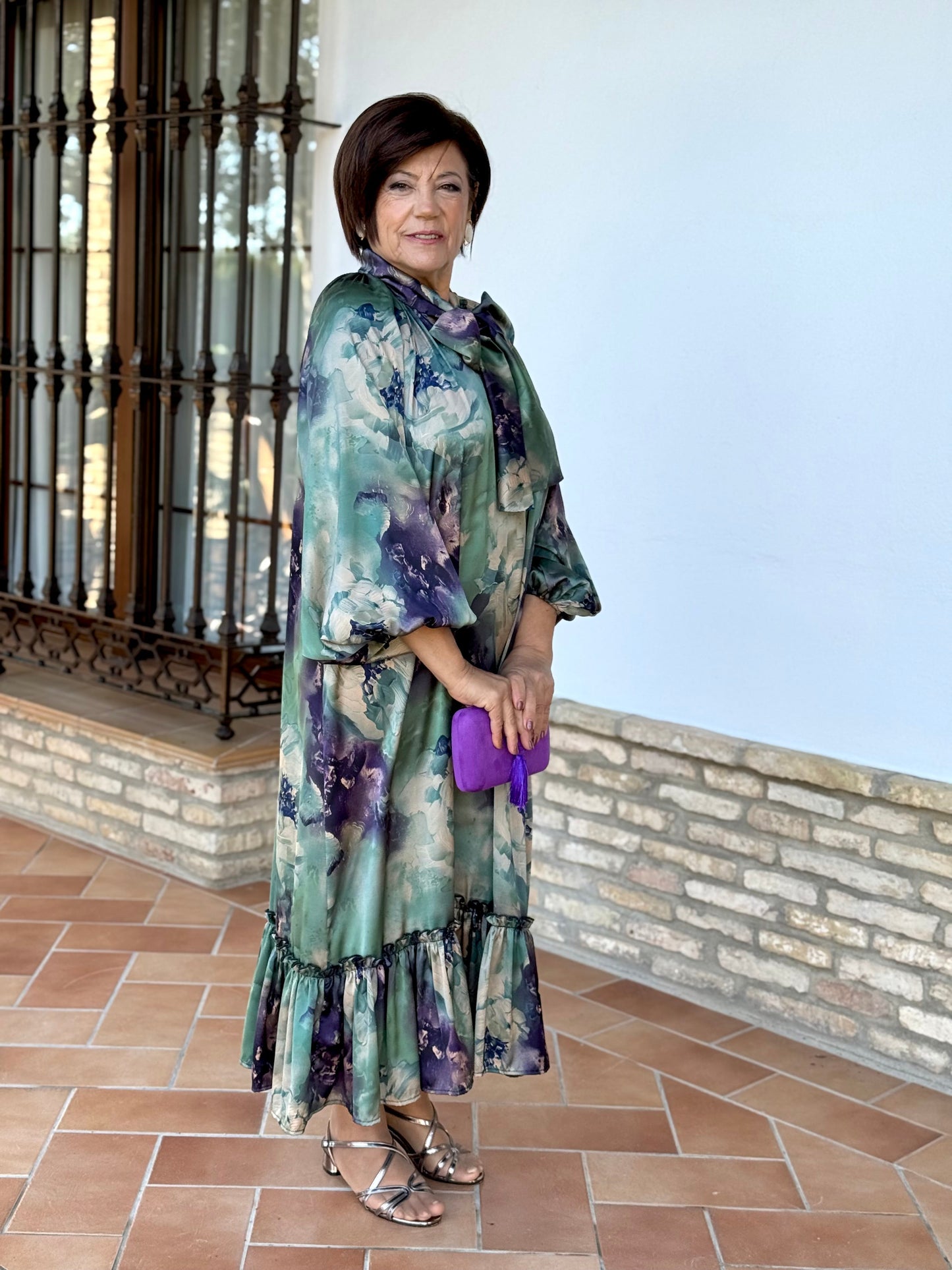 Vestido Karol Petróleo