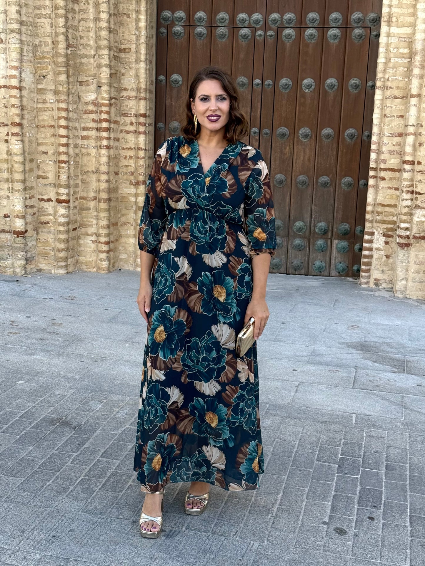 Vestido Rubí Petróleo