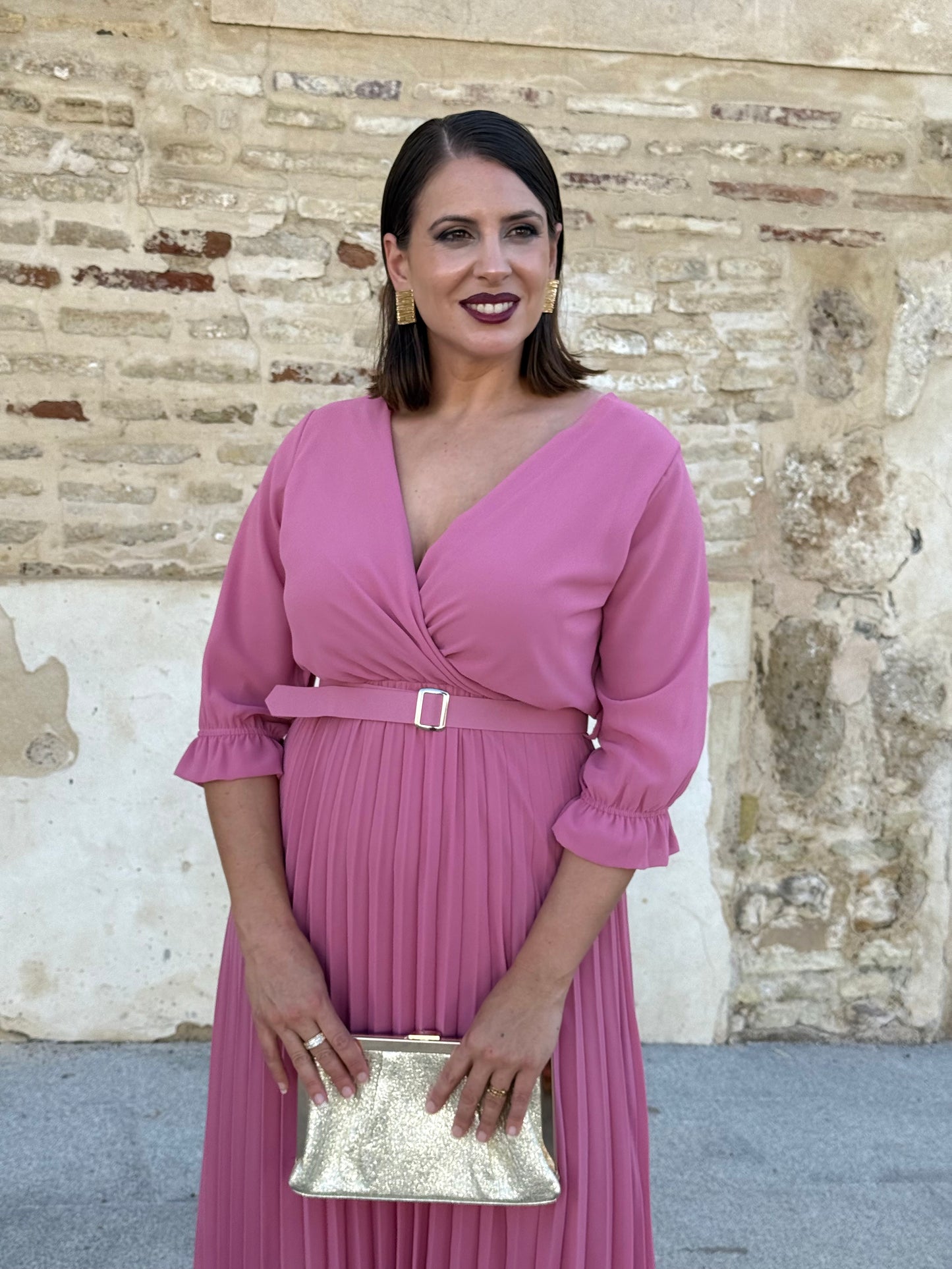Vestido Harmonía Rosa