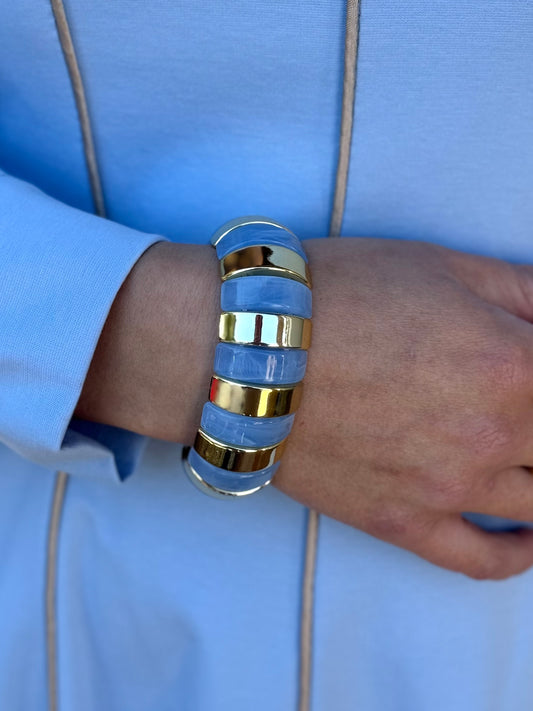 Pulsera Kenia Celeste