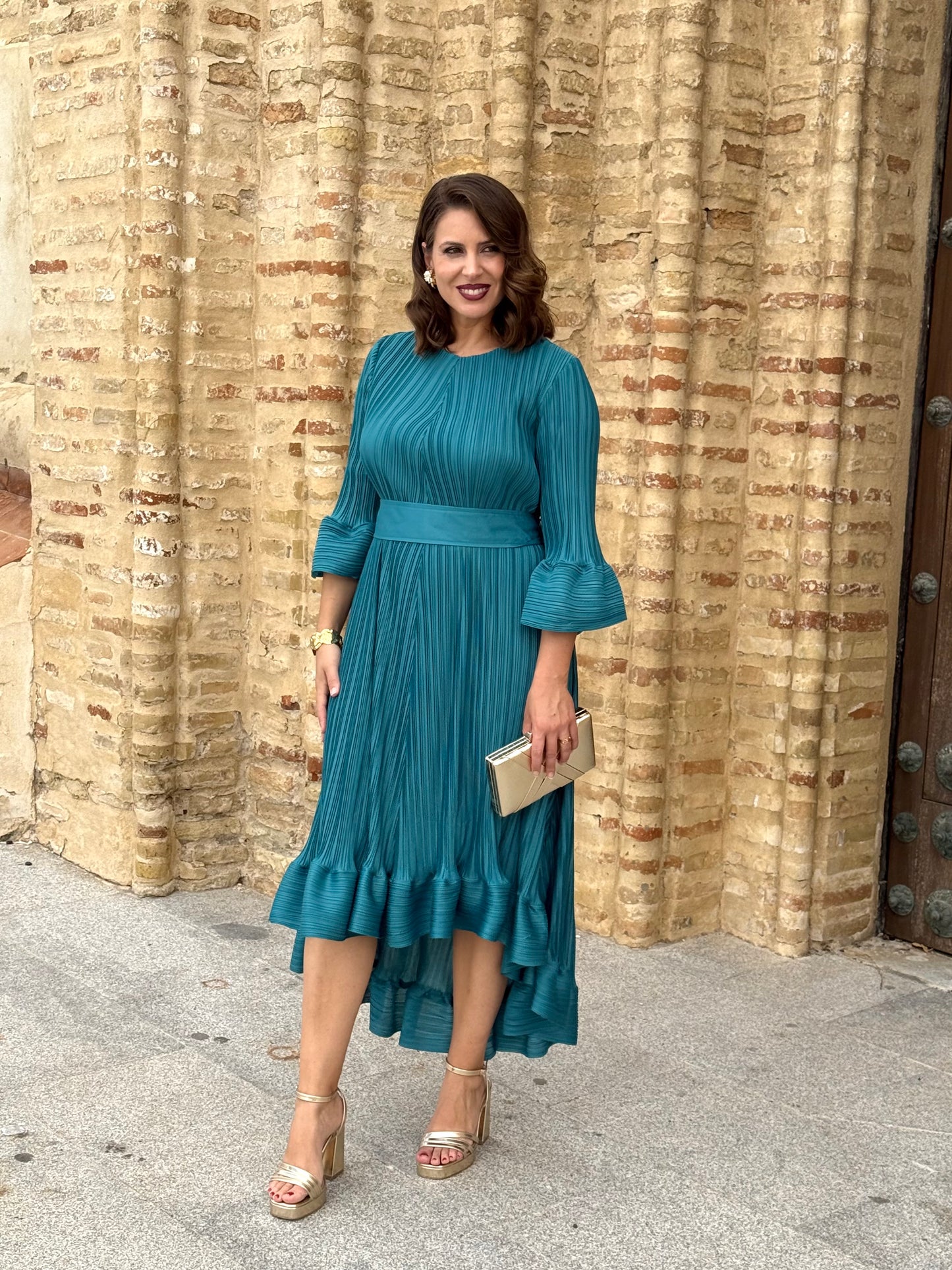 Vestido Nerja Petróleo