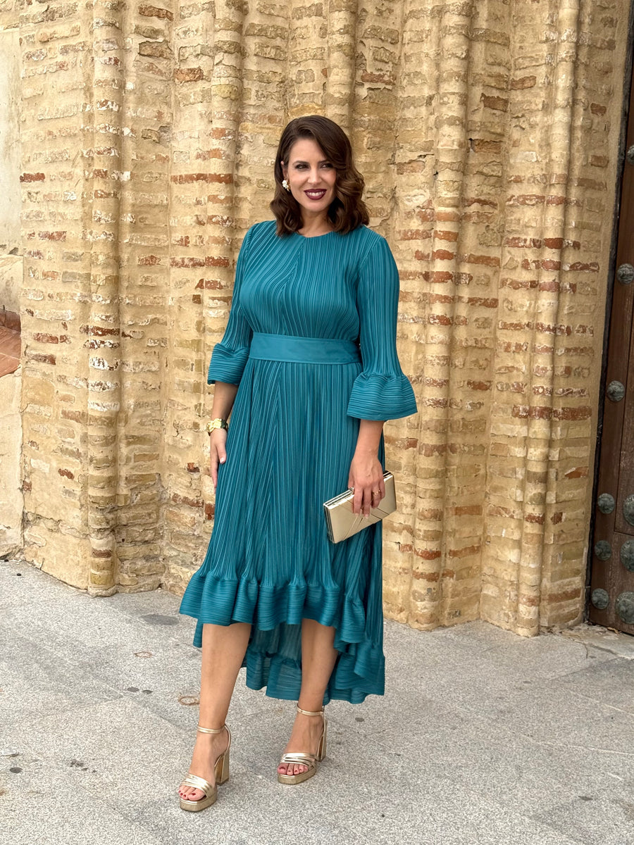 Vestido Nerja Petróleo