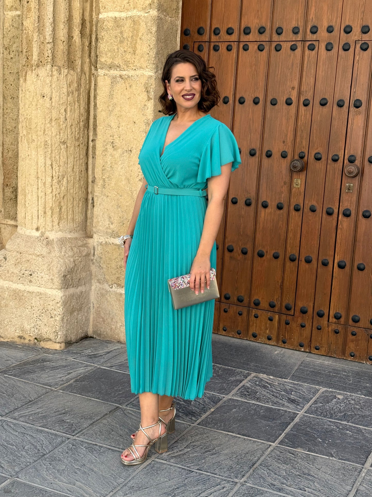 Vestido Valeria Turquesa